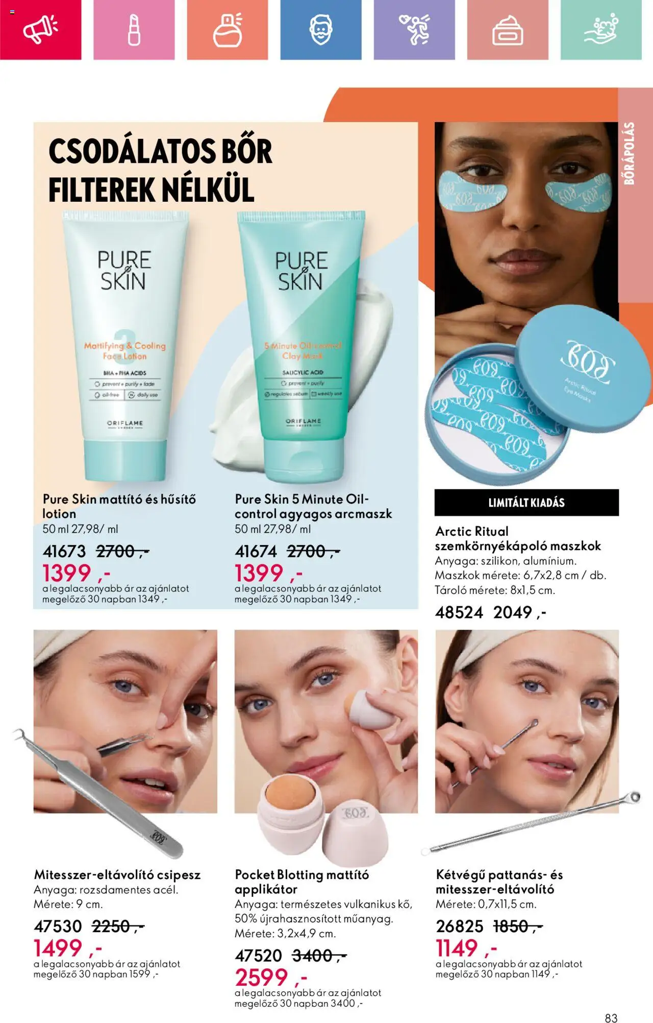 Oriflame akciós ujság - amely érvényes a következő dátumtól: 17.08.2025 | Oldal: 83 | Termékek: Applikátor, Szemkörnyékápoló, Bor