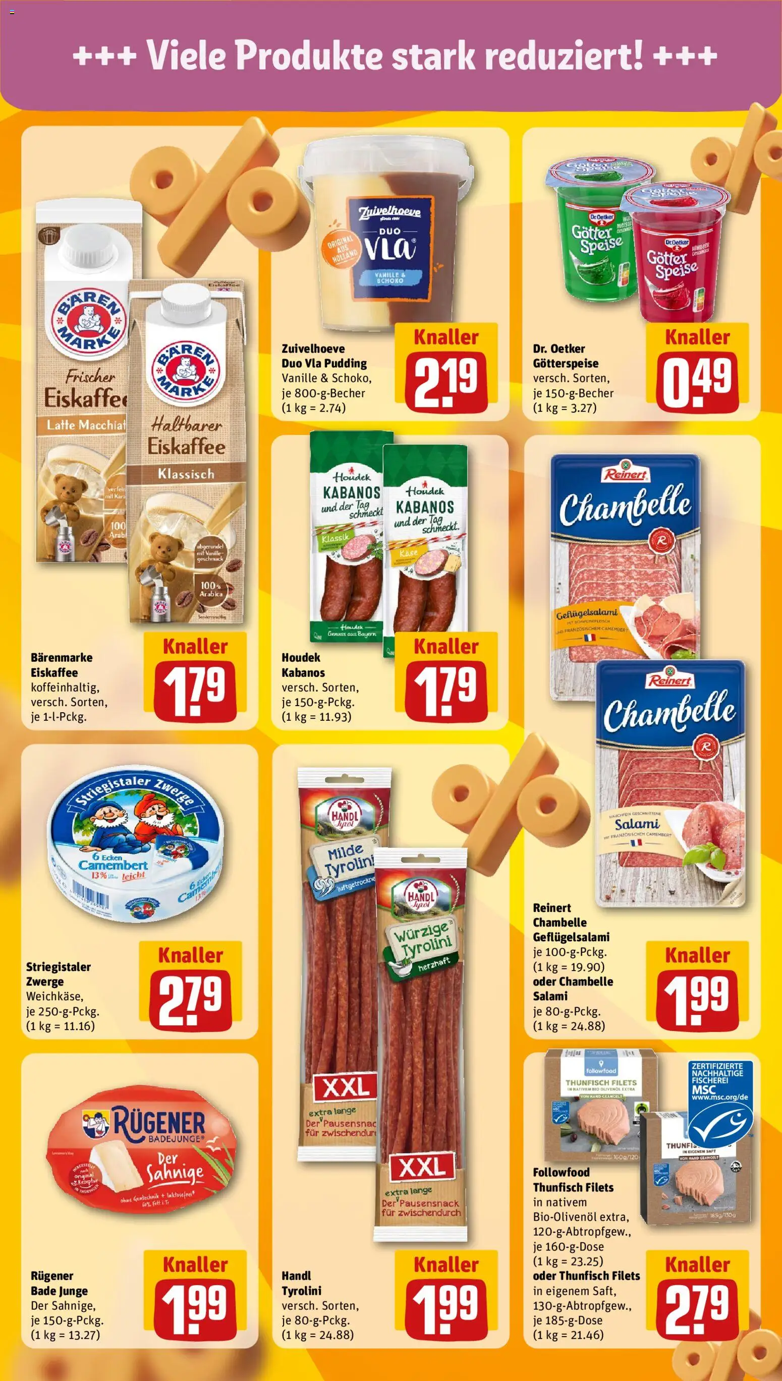 Rewe Prospekt 	 – gültig ab 02.02.2026 | Seite: 21 | Produkte: Thunfisch, Olivenol, Salami, Saft