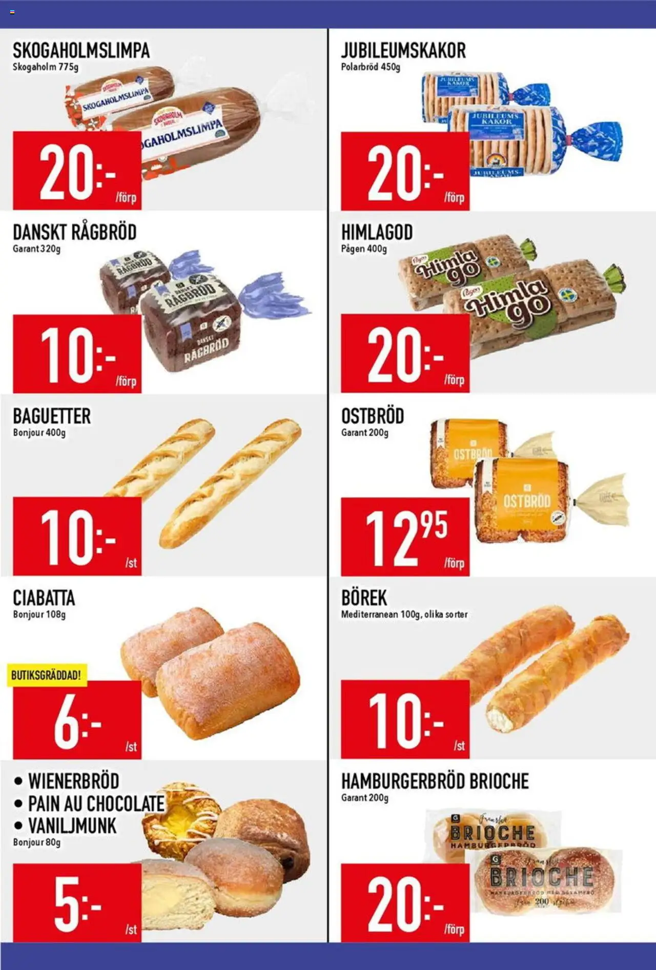Matdax reklamblad aktuell från 18.08.2025 | Sida: 7 | Produkter: Hamburgerbröd
