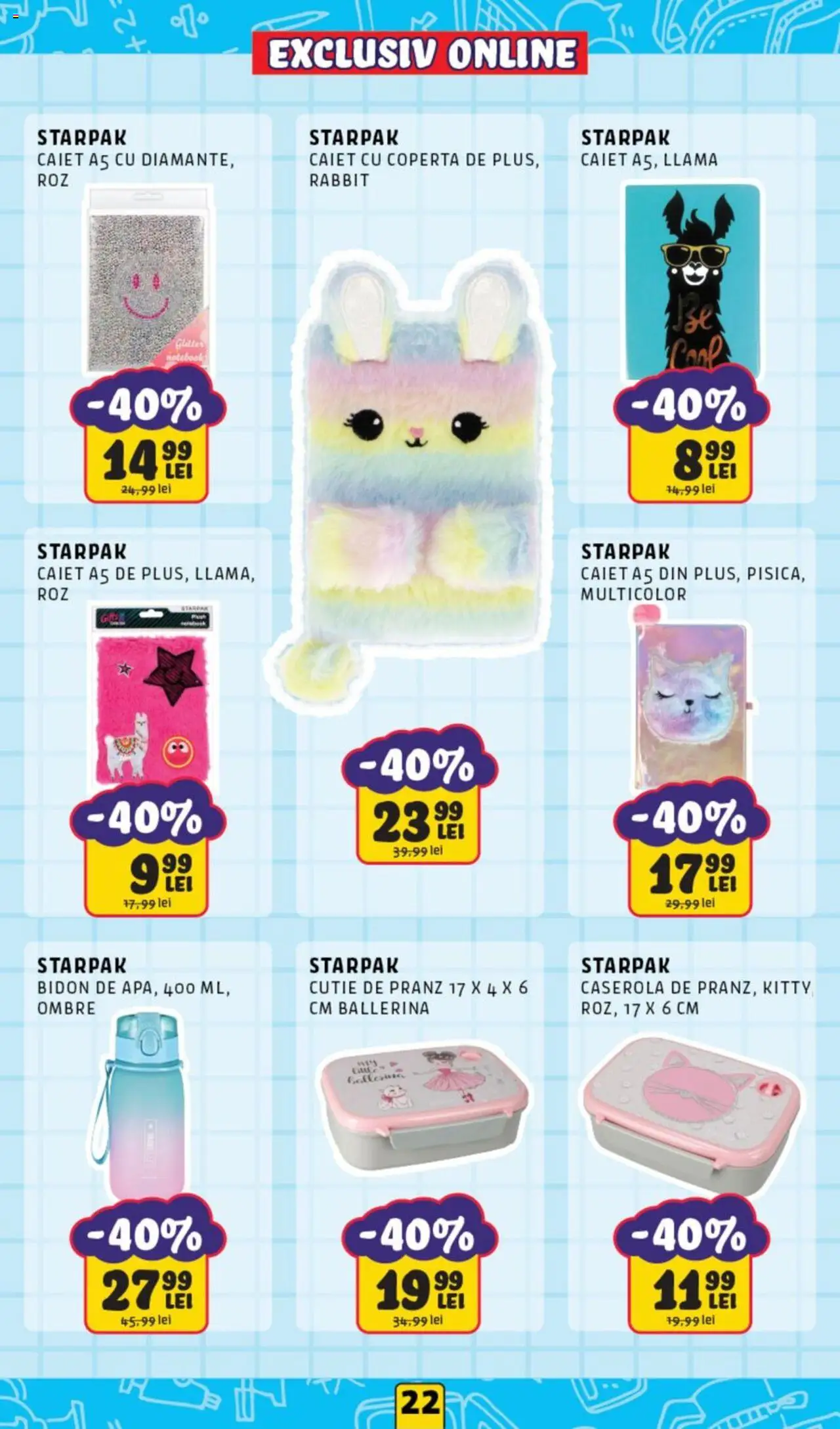 Noriel catalog - Back to School – valabil de la 11.08.2025 | Pagină: 22 | Produse: Notebook, Cutie