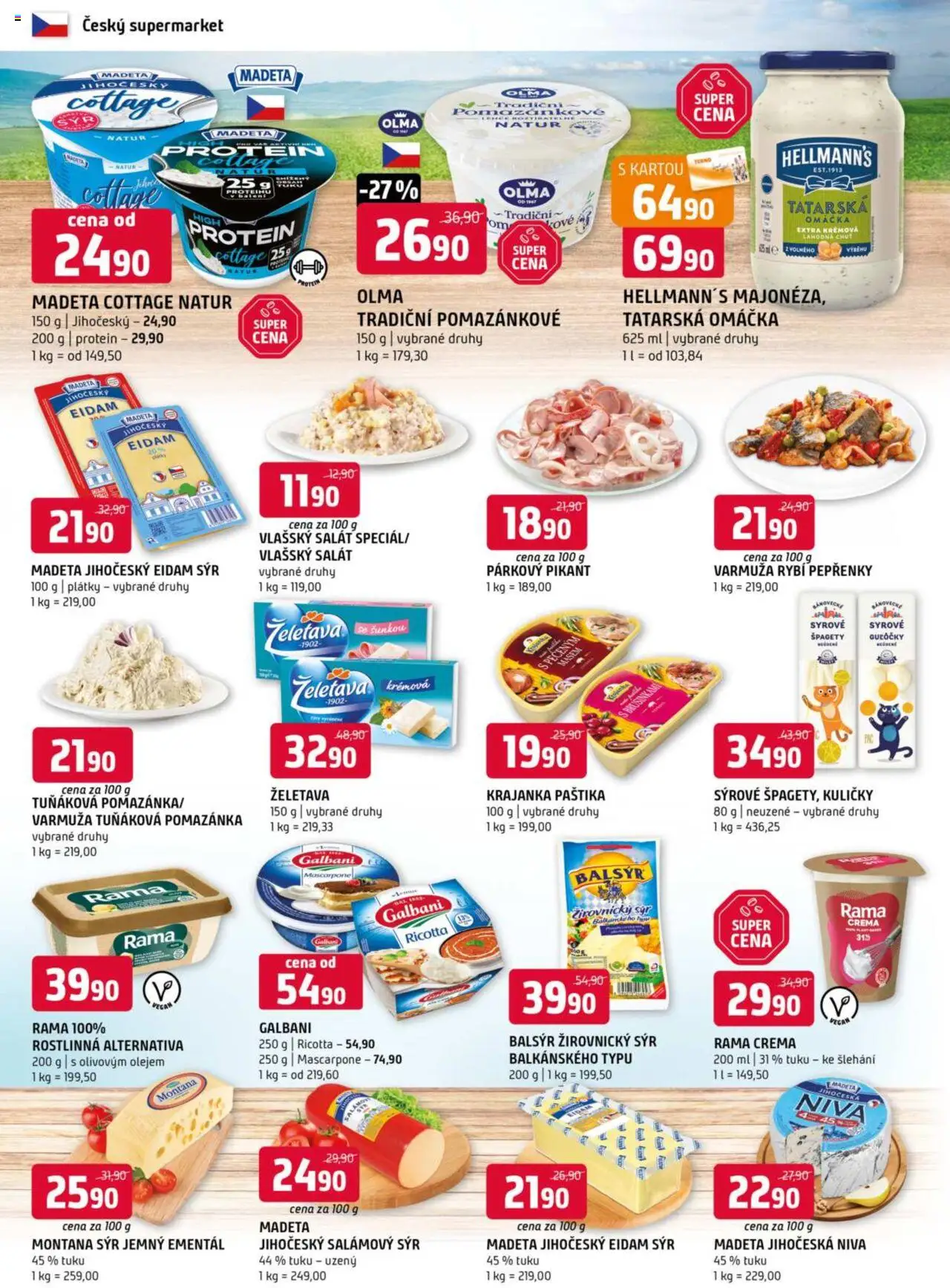Terno leták - České Budějovice od 10.09.2025 | Strana: 4 | Produkty: Sýr, Salát, Mascarpone, Niva