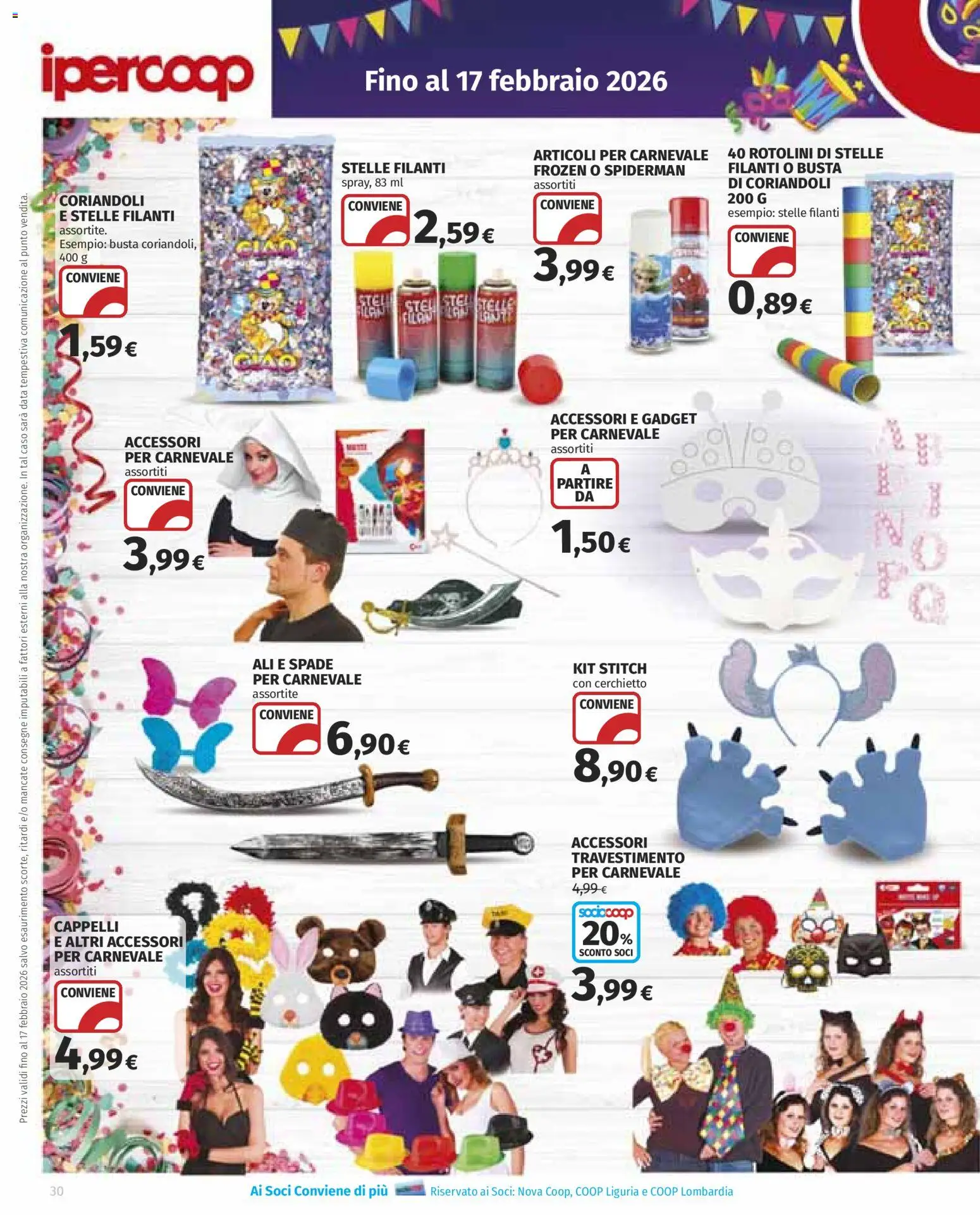 Volantino Ipercoop del 29.01.2026 | Pagina: 30 | Prodotti: Data