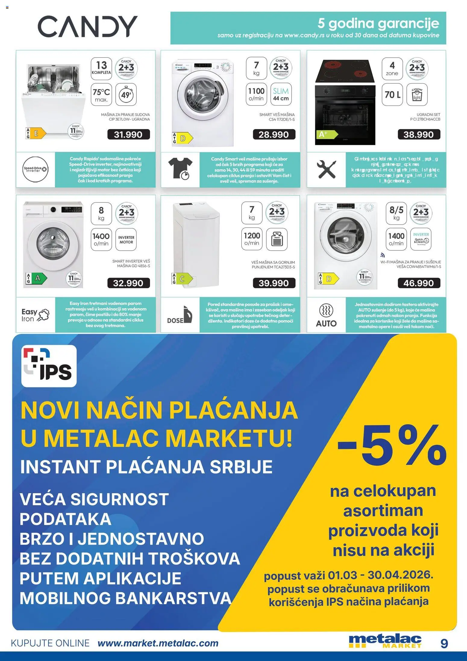 Metalac Market katalog - važi od 01.04.2026 | Strana: 9