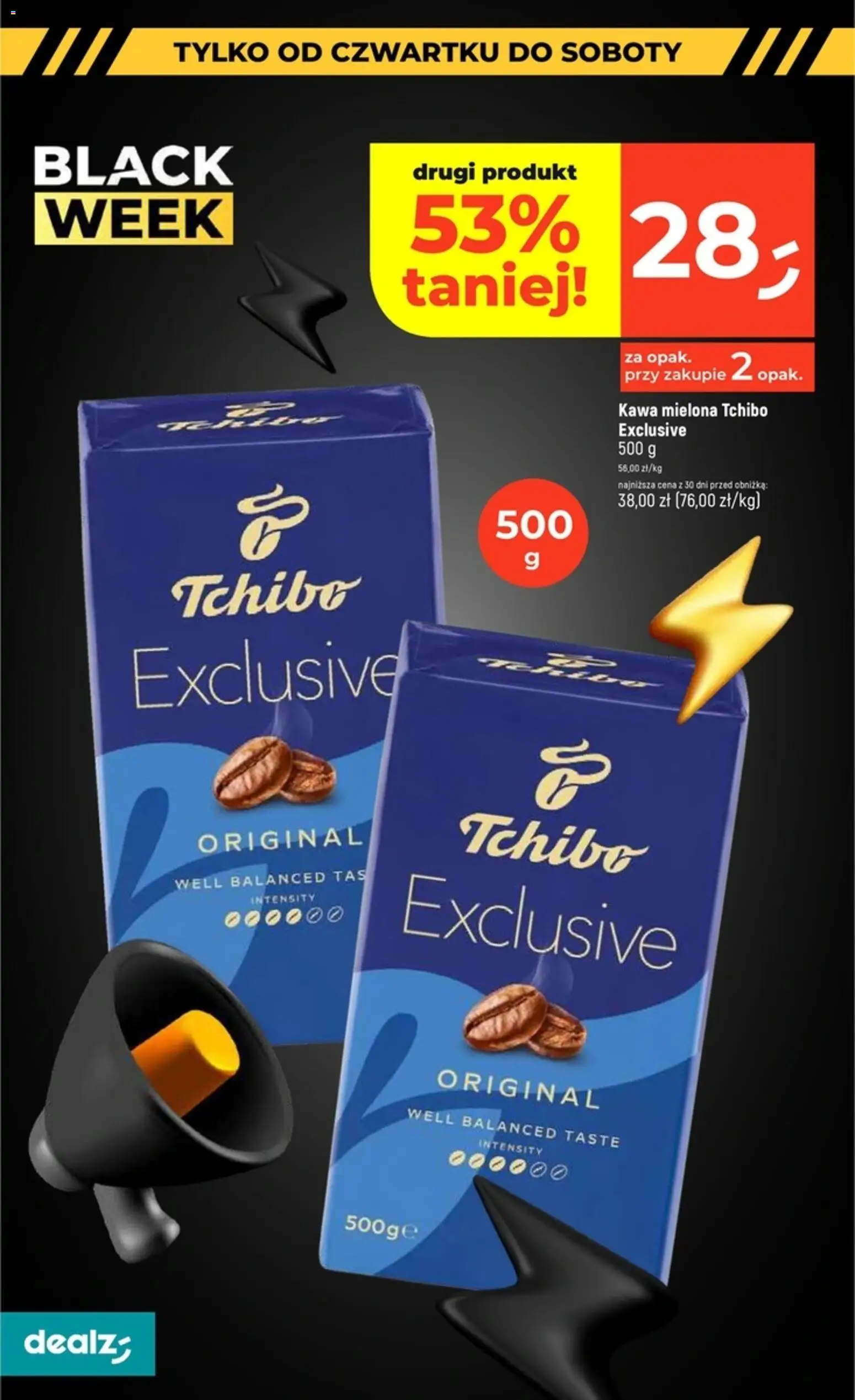Dealz Black Friday od 27.11.2025 | Strona: 6 | Produkty: Tchibo exclusive, Tchibo, Kawa