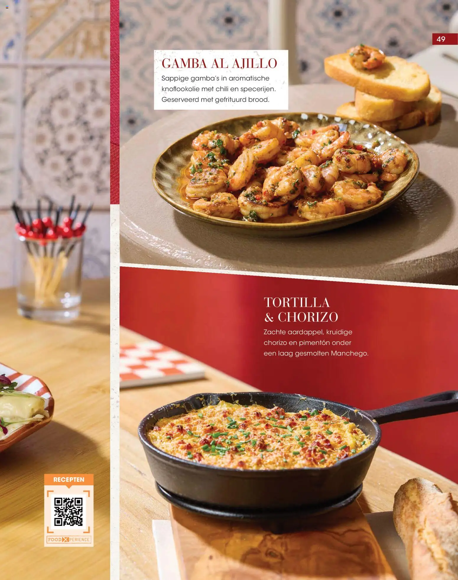 {H1} | Pagina: 49 | Producten: Chorizo, Tortilla