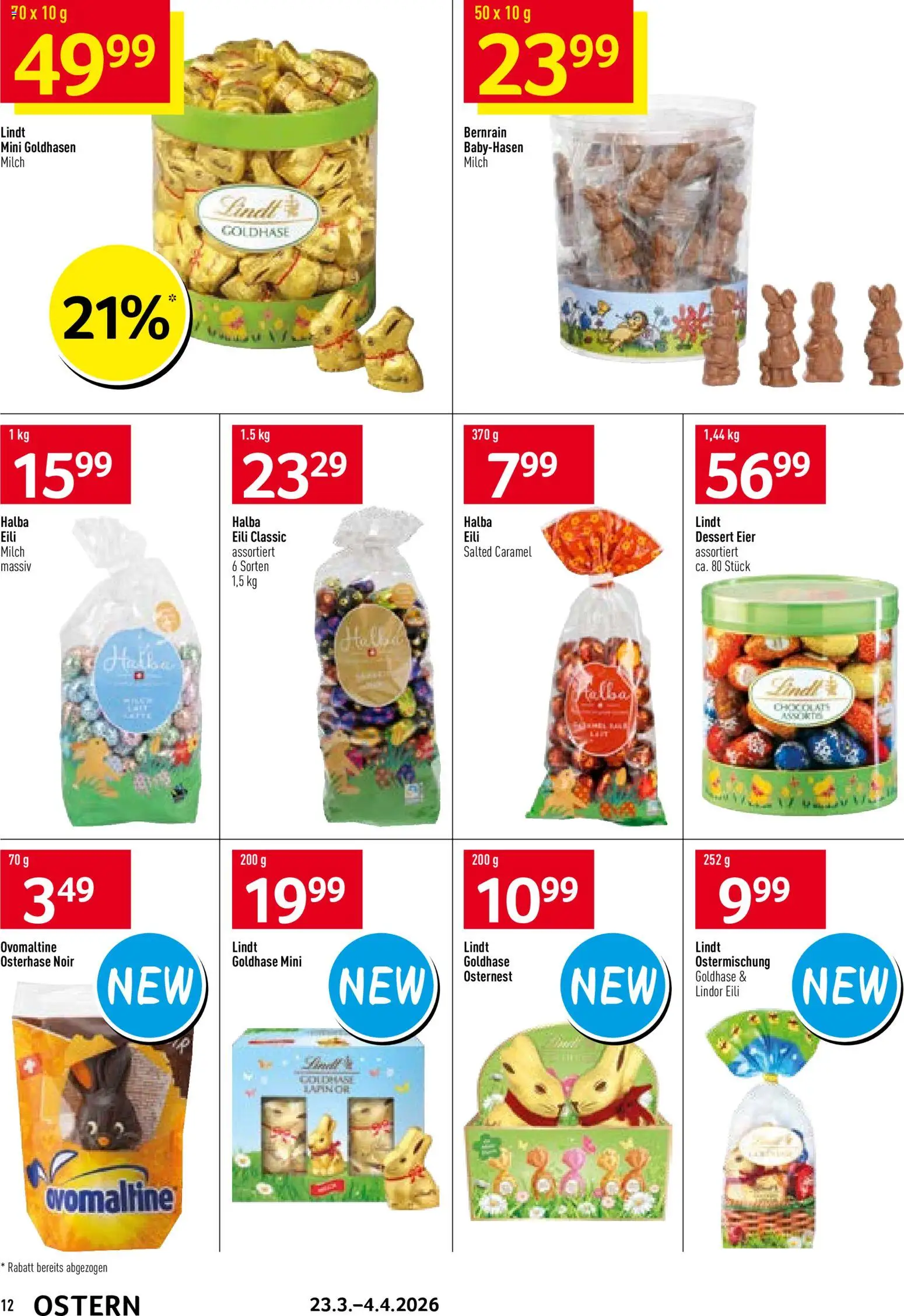 Prodega Aktionen Ostern – gültig ab 23.03.2026 | Seite: 12 | Produkte: Milch, Eier