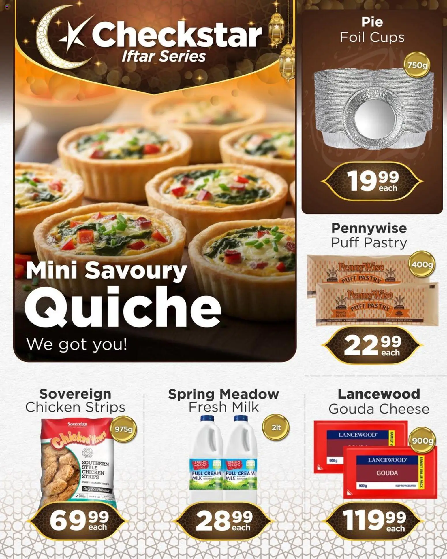 New Check Star catalogue – valid from 16.03.2026 | Page: 1 | Products: Milk, Cheese, Chicken, Cream