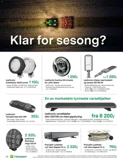 Forhåndsvisning av Felleskjøpet Deler&Tilbehør 2026 gyldig fra 22.04.2026 | Side: 26 | Produkter: Støpsel, Суміш дитяча, Lys, Lampe
