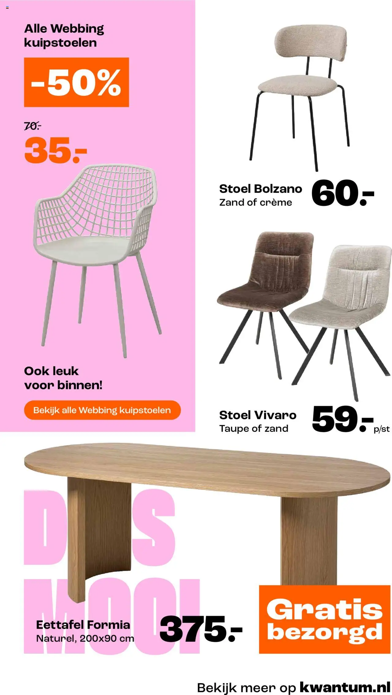  | Pagina: 5 | Producten: Stoel, Crème