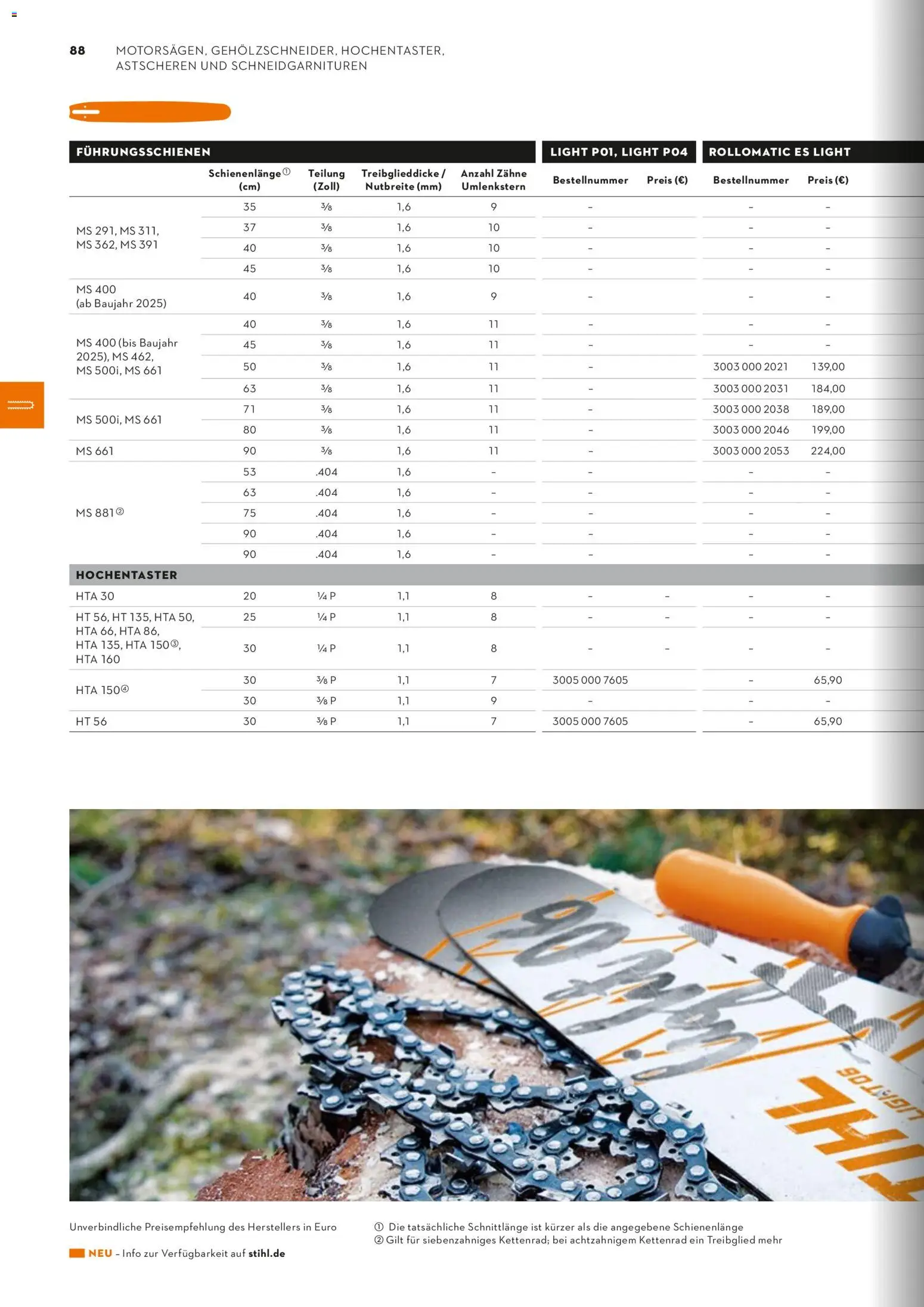 STIHL Katalog – gültig ab 01.01.2026 | Seite: 88