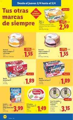 Vista previa Pastoret Yogur ecológico con arándanos, Yogur ecológico con arándanos 135 g válido desde el 30.03.2026 | Página: 38 | Productos: Queso, Chocolate, Crema, Horno