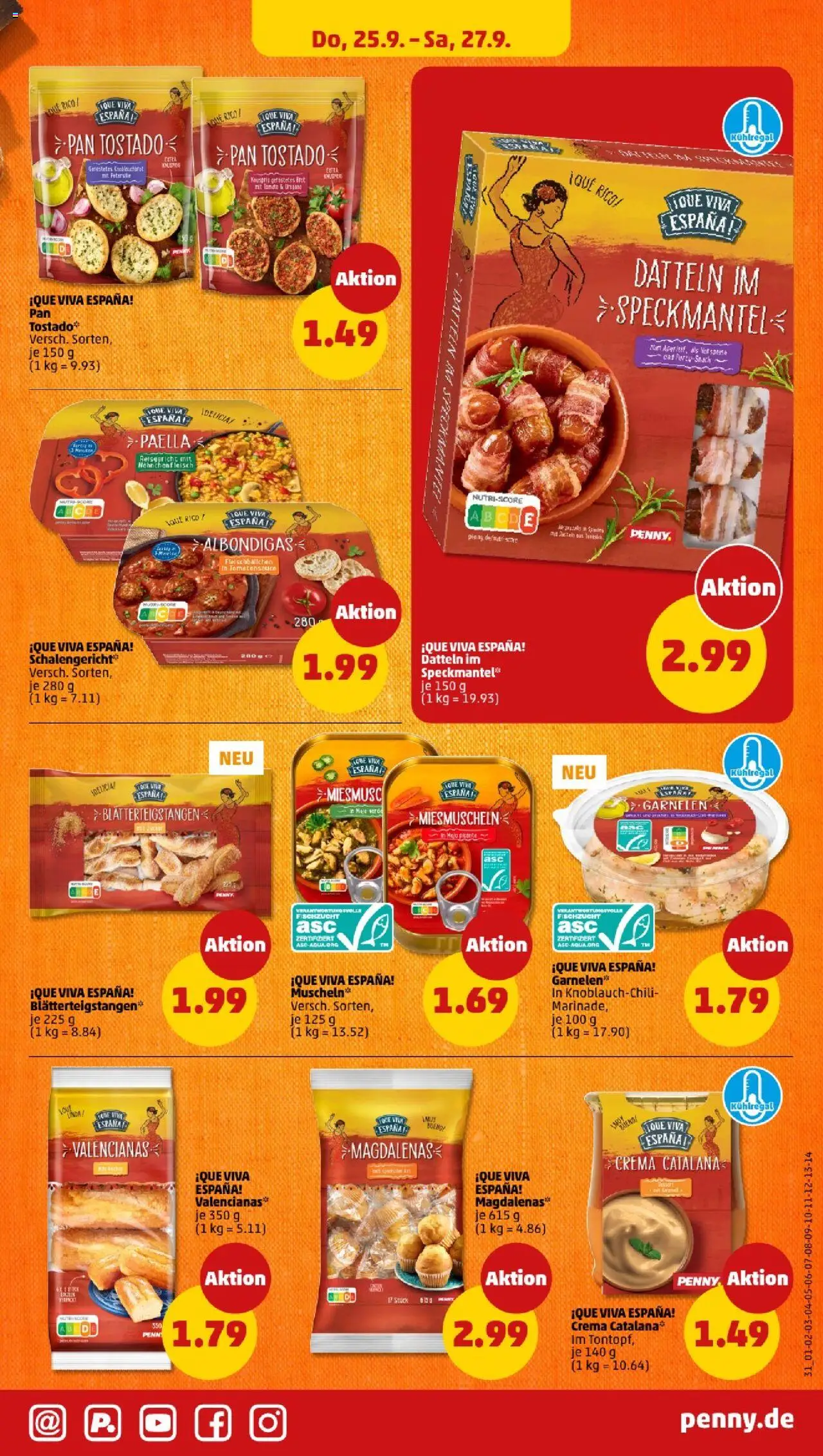 Penny - Berlin – gültig ab 22.09.2025 | Seite: 33 | Produkte: Garnelen, Zucker