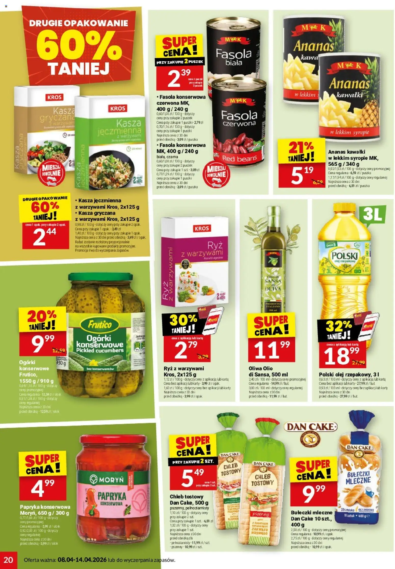 Twój Market gazetka od 08.04.2026 | Strona: 20 | Produkty: Kasza, Kasza gryczana, Kawa, Ryż