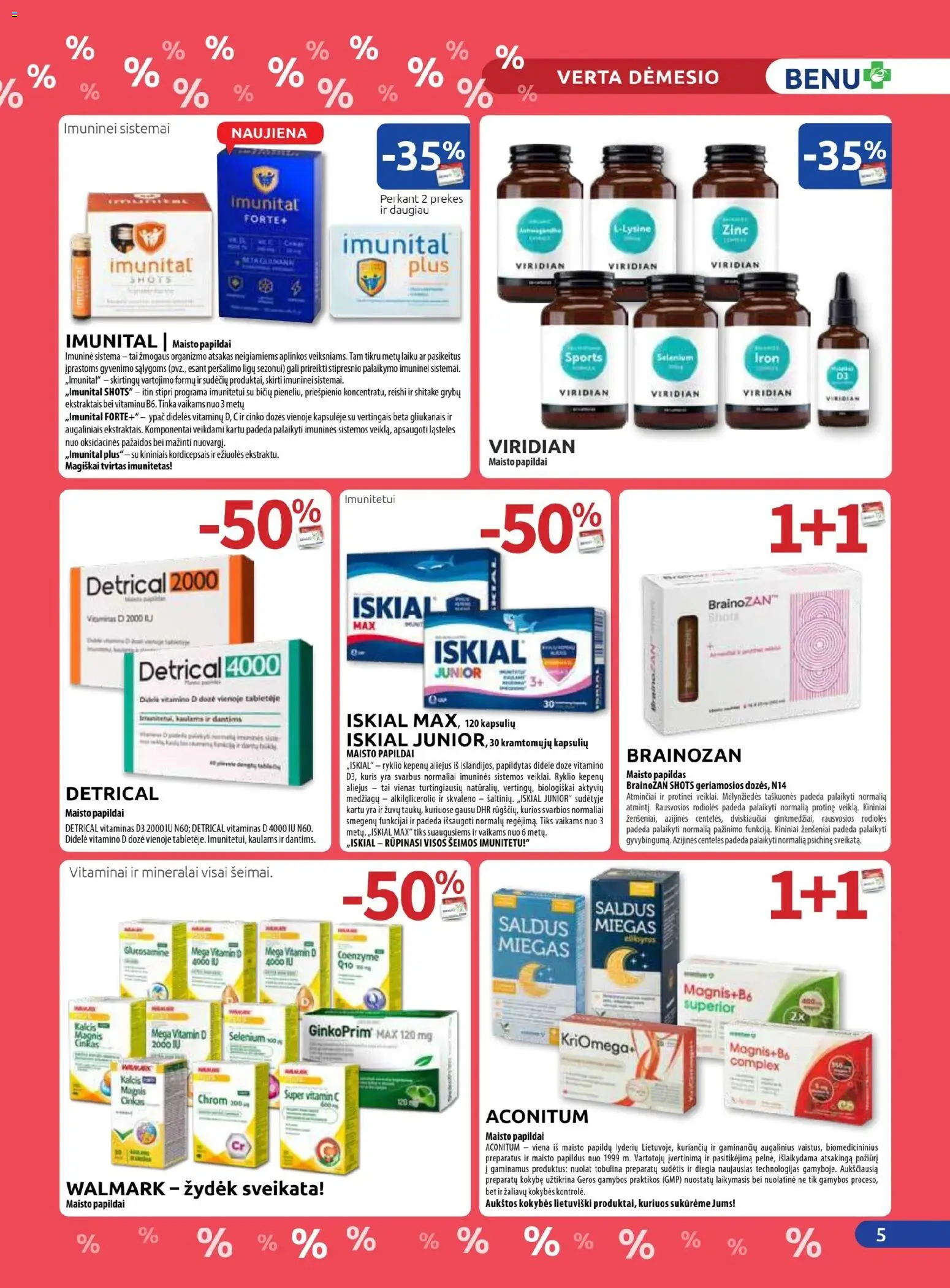BENU akcijos nuo 01.11.2025 | Puslapis: 5 | Prekių: Aliejus