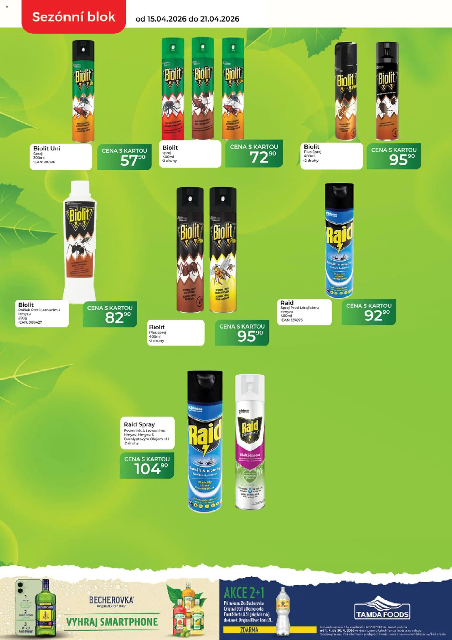 Tamda Foods leták od 15.04.2026 | Strana: 10 | Produkty: Smartphone, Blok, Raid