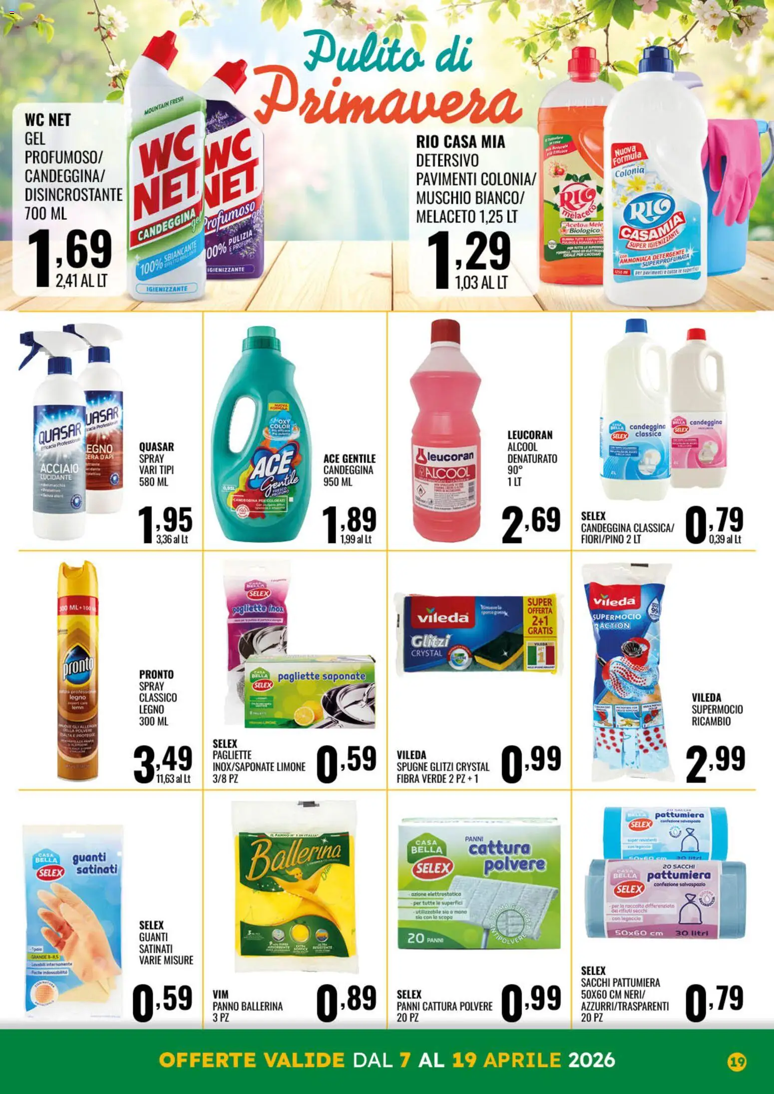 Volantino GECOP del 07.04.2026 | Pagina: 19 | Prodotti: Mele, Limone, Scopa, Profumo