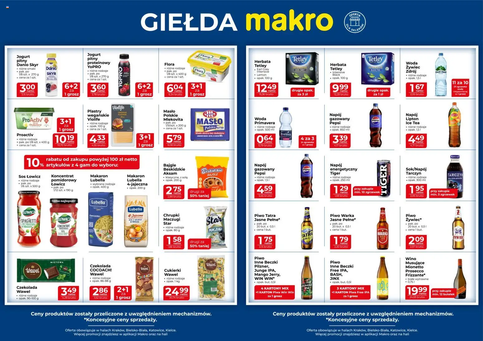 Makro Gazetka - Giełda od 23.10.2025 | Strona: 2 | Produkty: Masło, Jogurt, Herbata, Skyr