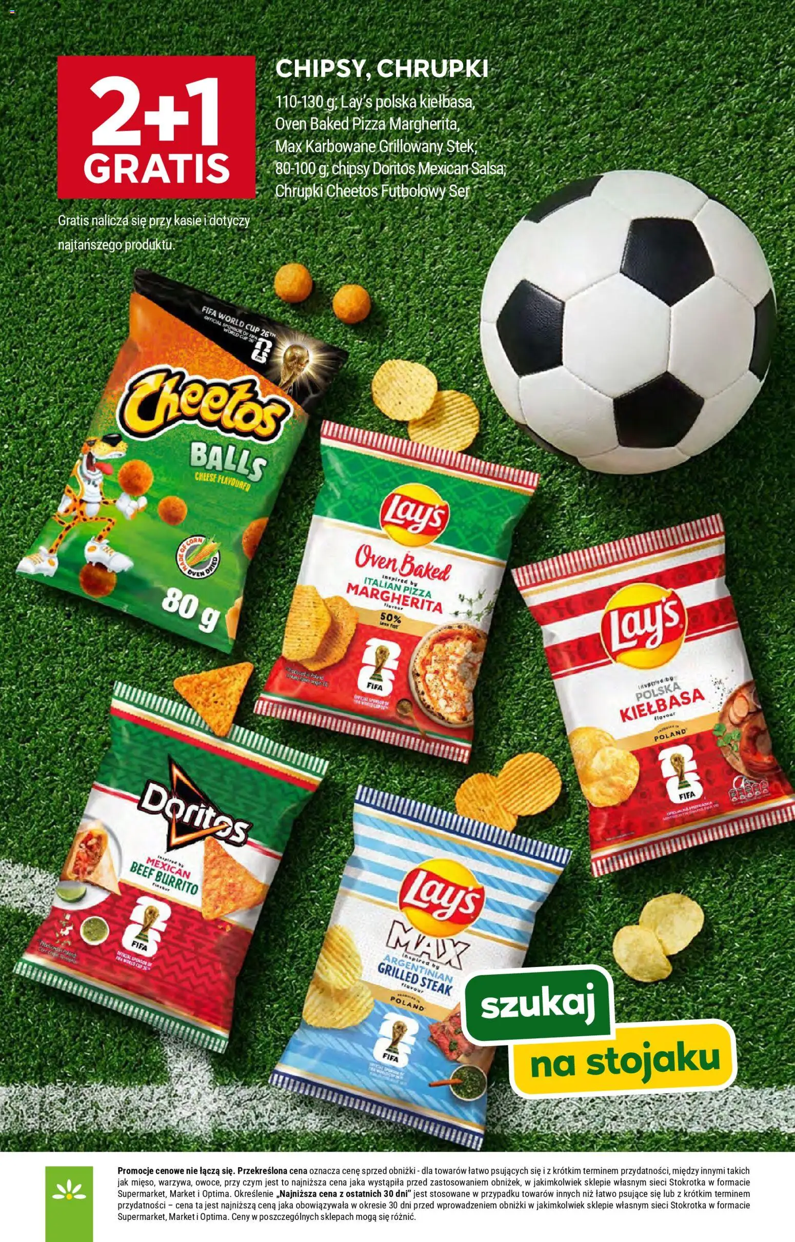 Stokrotka gazetka od 23.04.2026 | Strona: 18 | Produkty: Stokrotka, Chrupki, Doritos, Ser