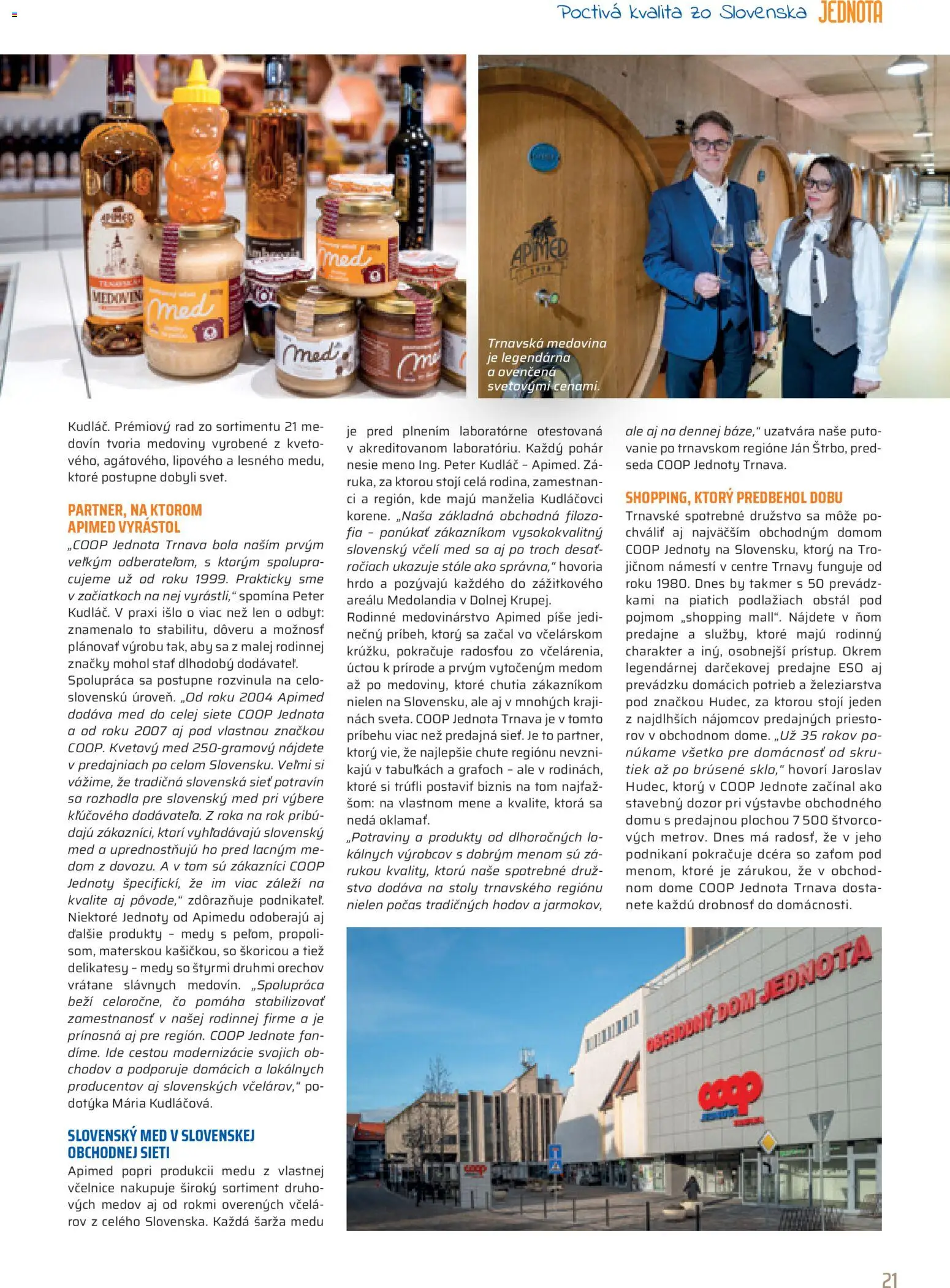 Nové COOP Jednota akcie – leták je platný od 01.03.2026 | Strana: 21 | Produkty: Med