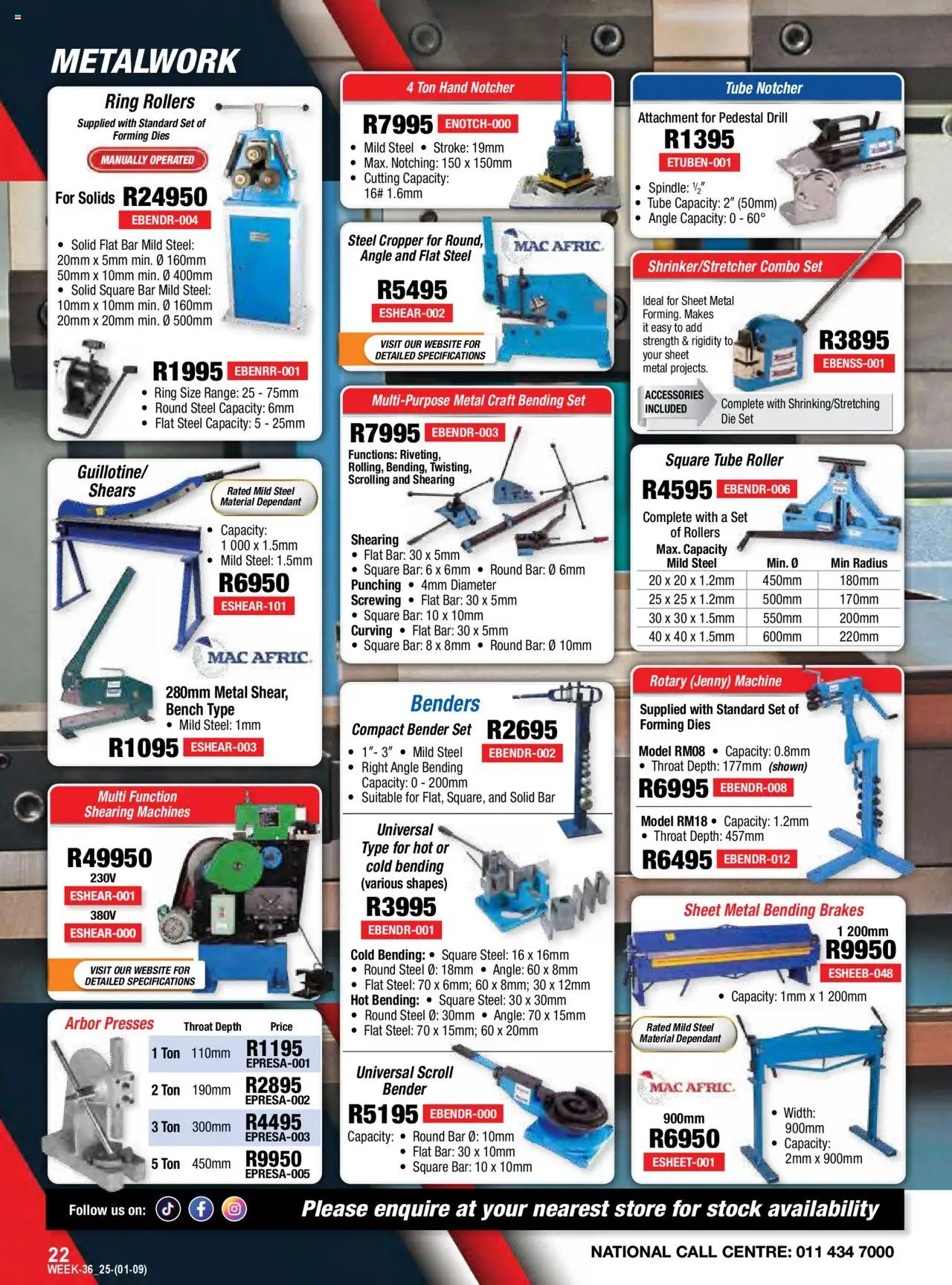 New Adendorff catalogue – valid from 01.10.2025 | Page: 24 | Products: Pedestal, Drill, Stock