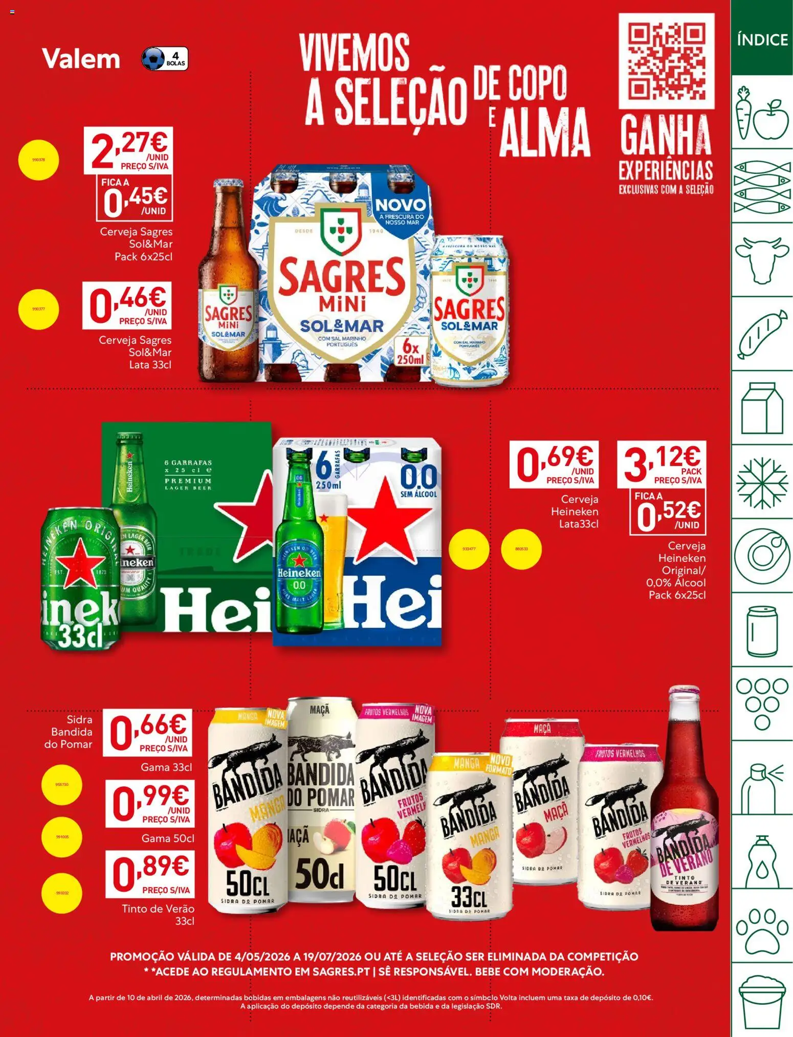 Recheio folheto │ válido de 28.04.2026 | Página: 11 | Produtos: Sal, Maça, Cerveja, Mangas