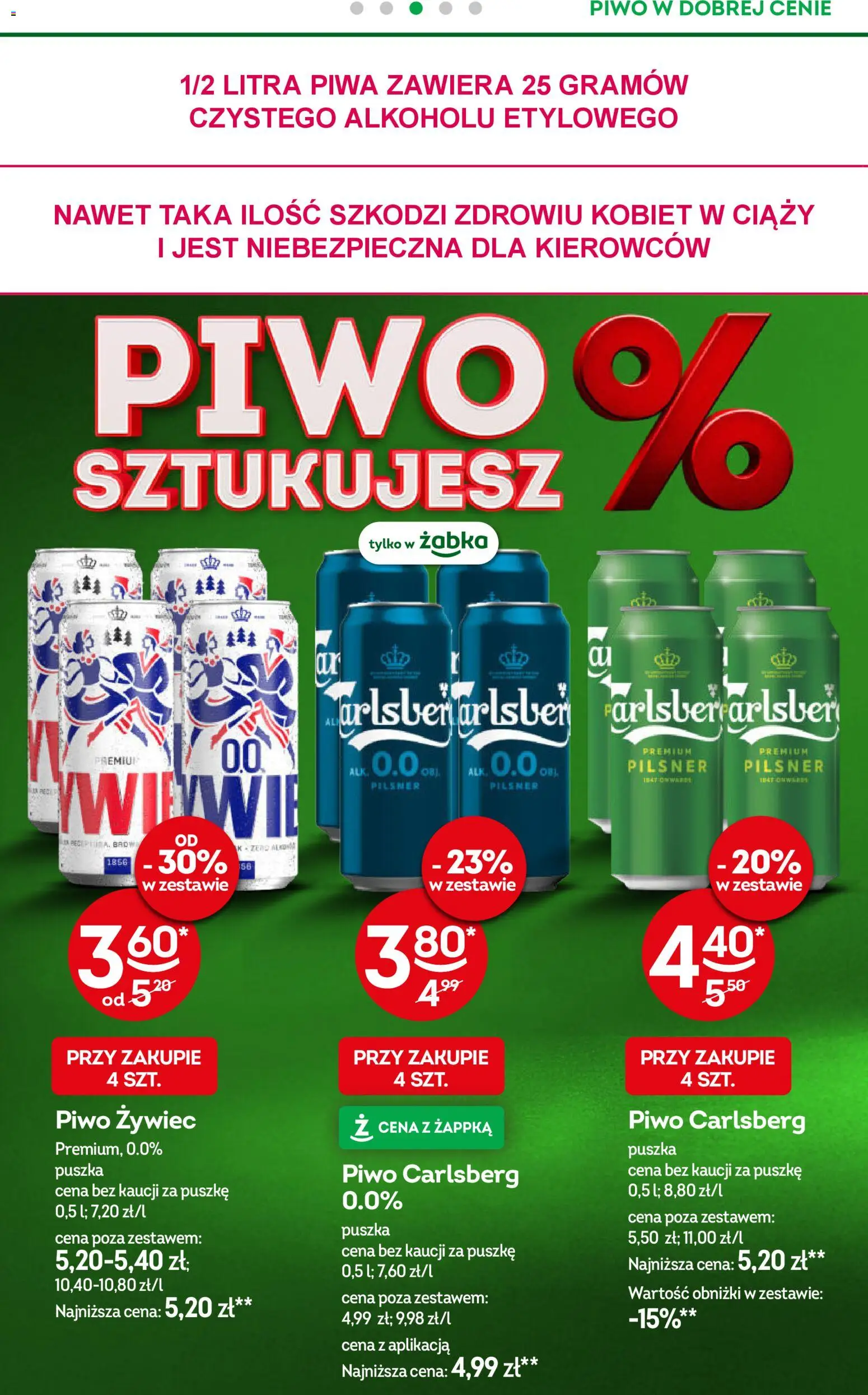 Żabka Gazetka od 11.02.2026 | Strona: 40 | Produkty: Piwo Carlsberg, Piwo