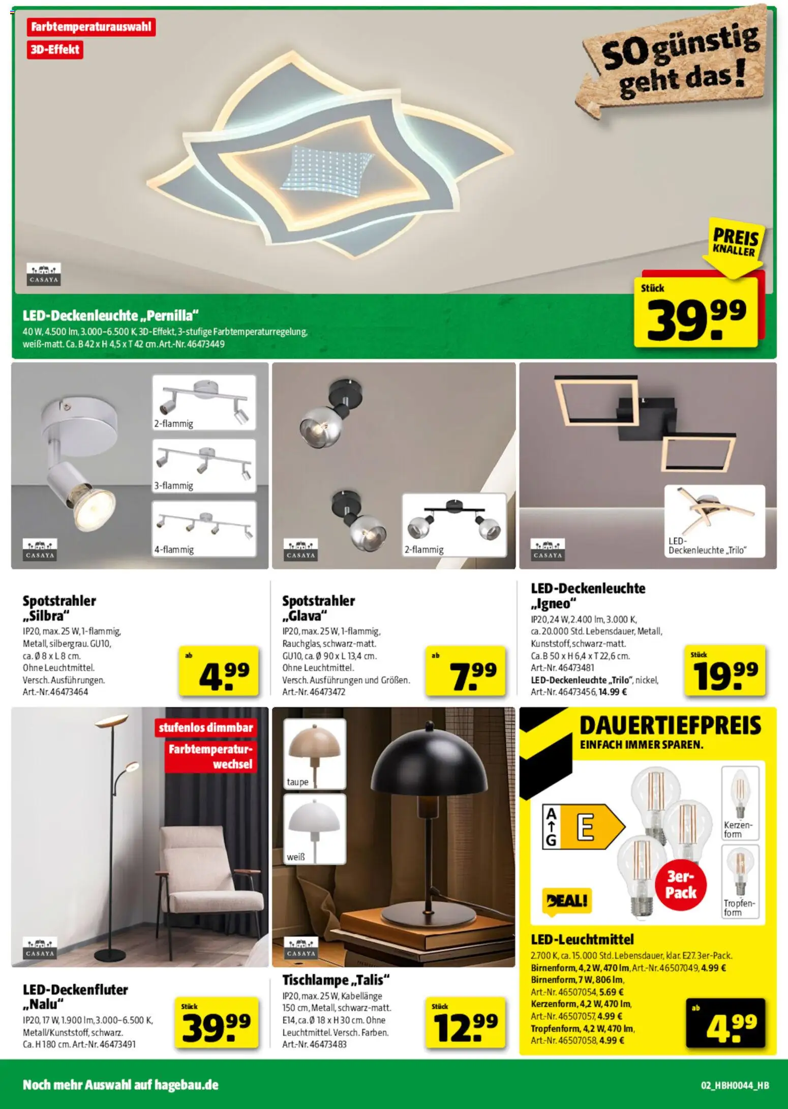 Hagebau Prospekt 	 – gültig ab 25.10.2025 | Seite: 2