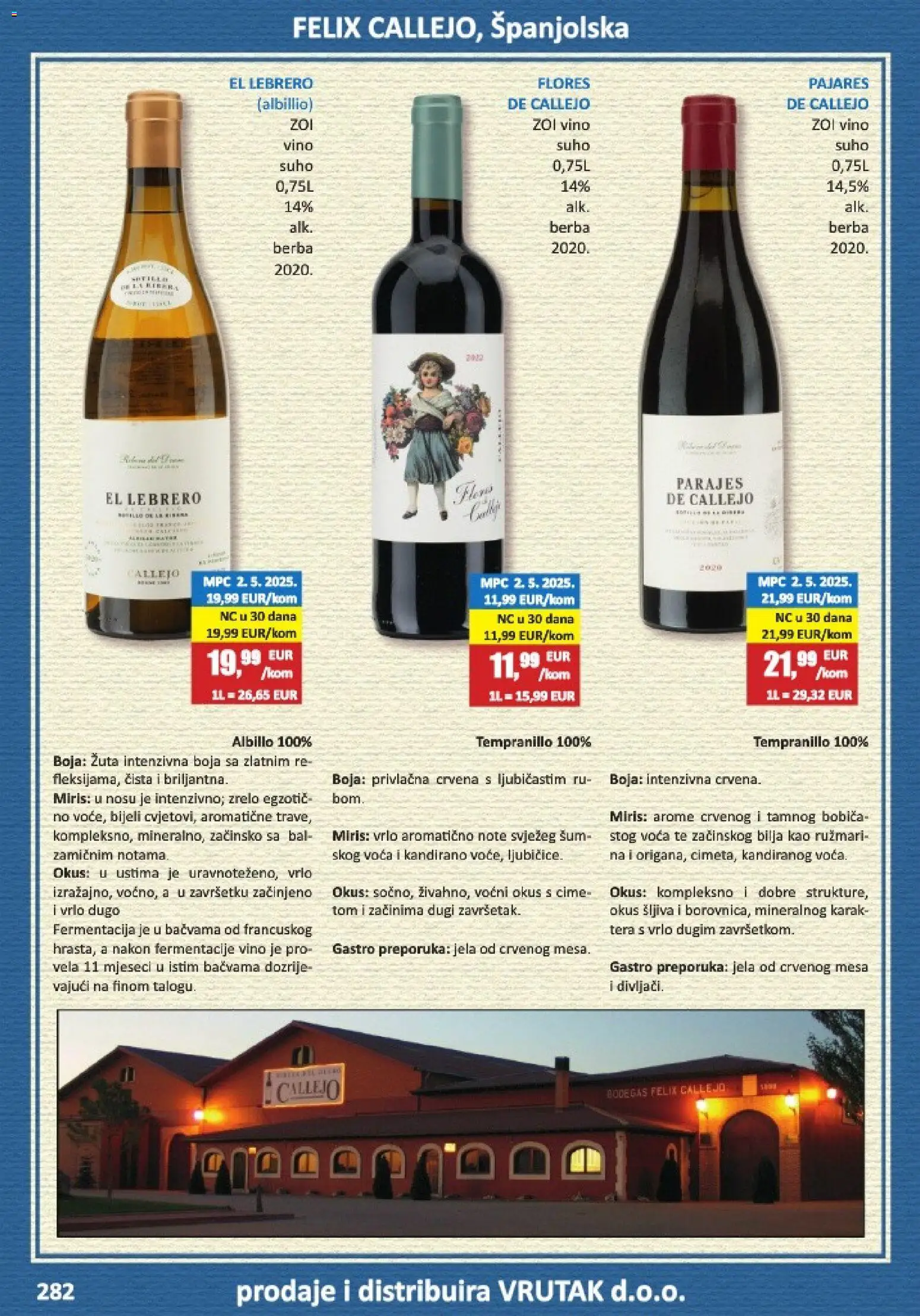 Vrutak katalog | vrijedi od 01.11.2025 | Stranica: 282 | Proizvodi: Miris, Vino, Šljiva