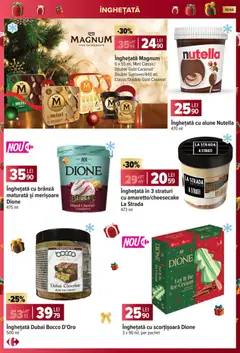 Ofertele Carrefour valabile de la 19.11.2025 | Pagină: 10 | Produse: Delgeç, Alune, Brânză, Înghețată