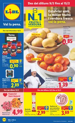 Vista previa Lidl folleto válido desde el 09.02.2026