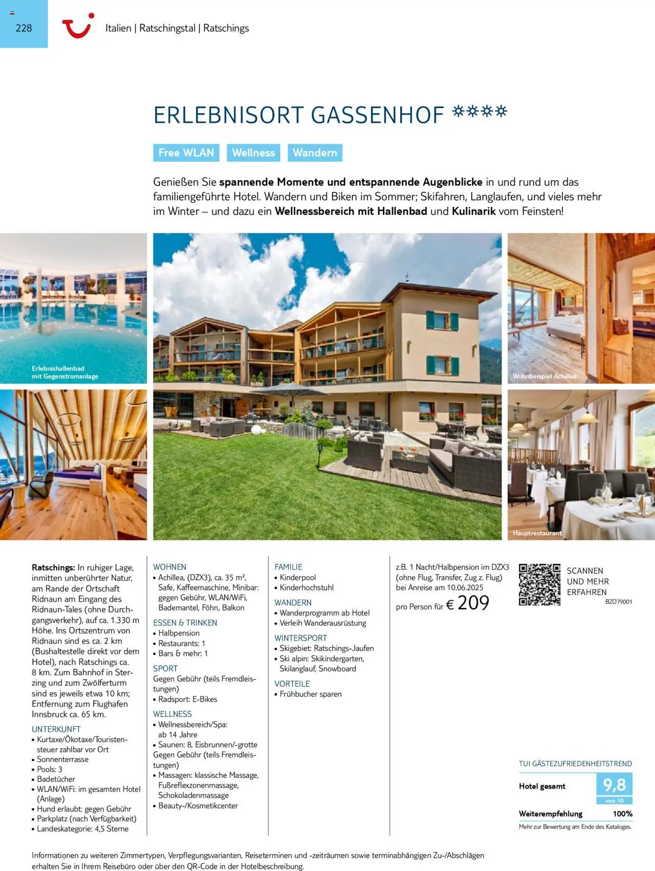 TUI Prospekt 	 – gültig ab 01.11.2024 | Seite: 228 | Produkte: Ski, Snowboard