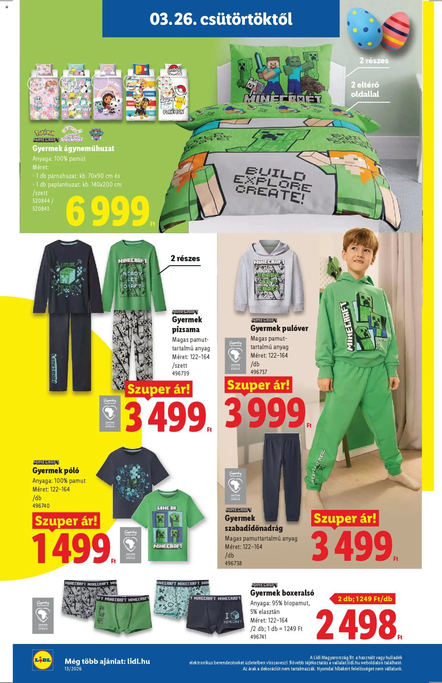 Lidl akciós ujság - amely érvényes a következő dátumtól: 26.03.2026 | Oldal: 8