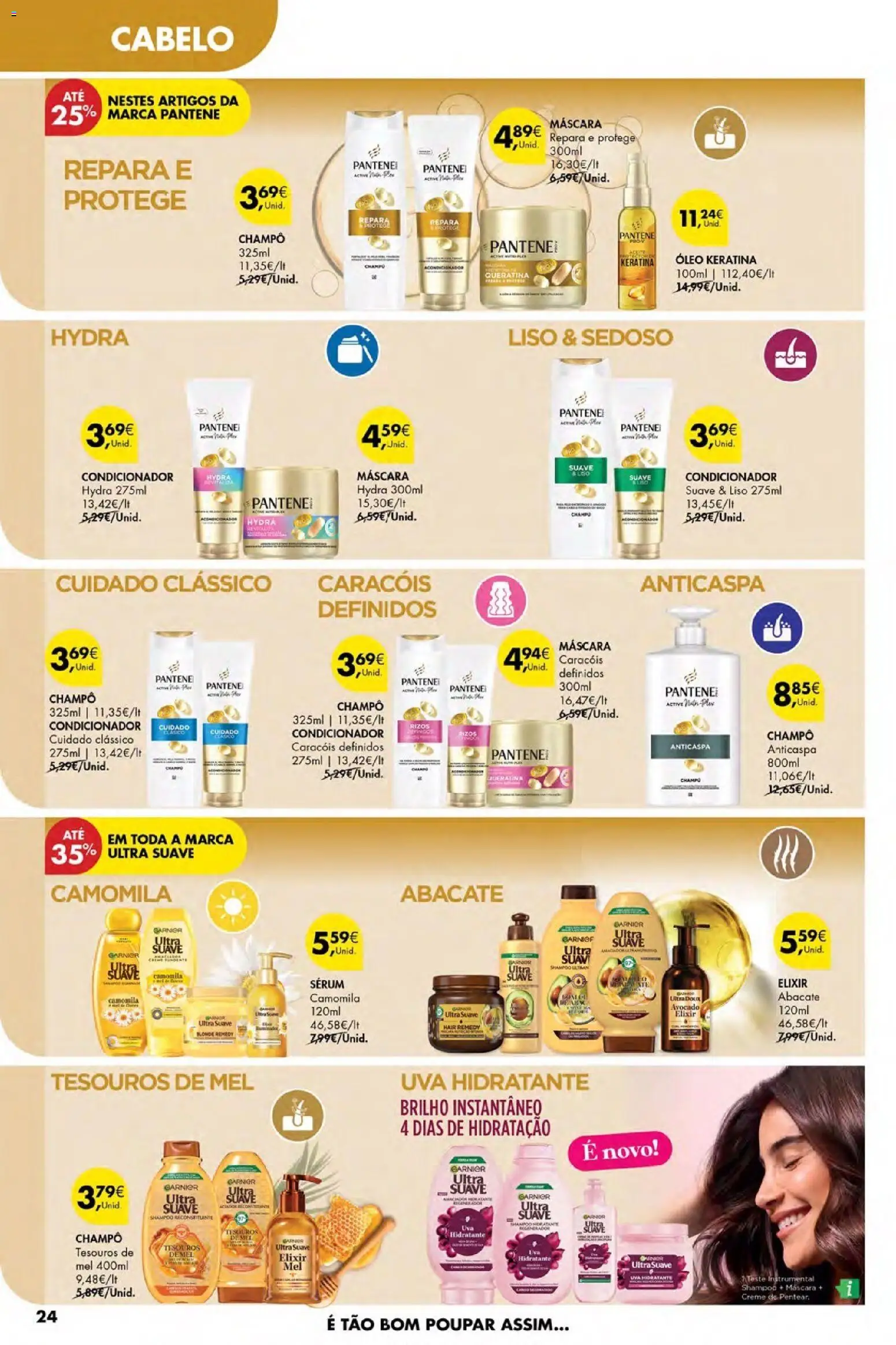 Pingo Doce Poupe Esta Semana Açores │ válido de 05.03.2026 | Página: 24 | Produtos: Shampoo, Sérum, Abacate, Creme