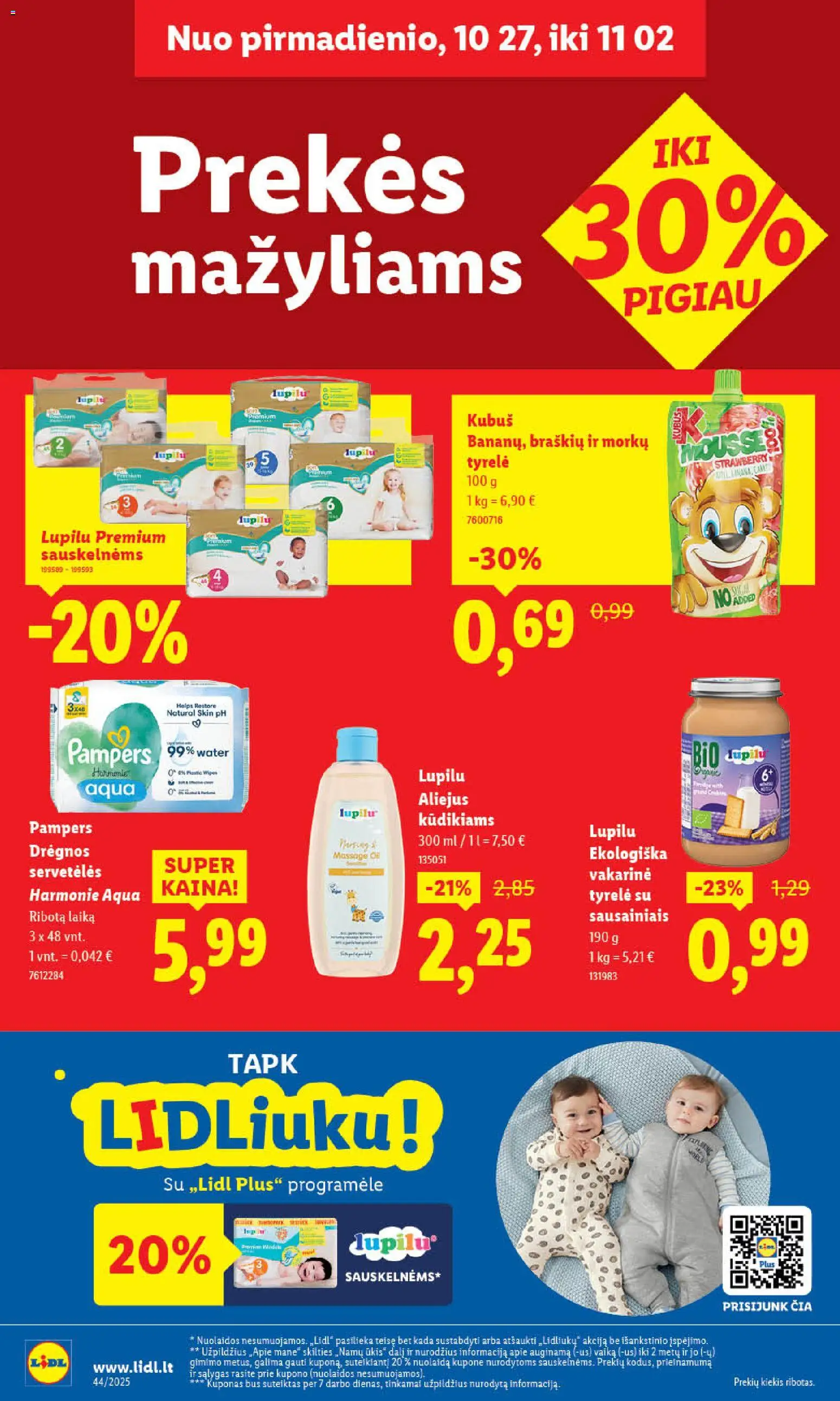 LIDL akcijos nuo 27.10.2025 | Puslapis: 44 | Prekių: Aliejus