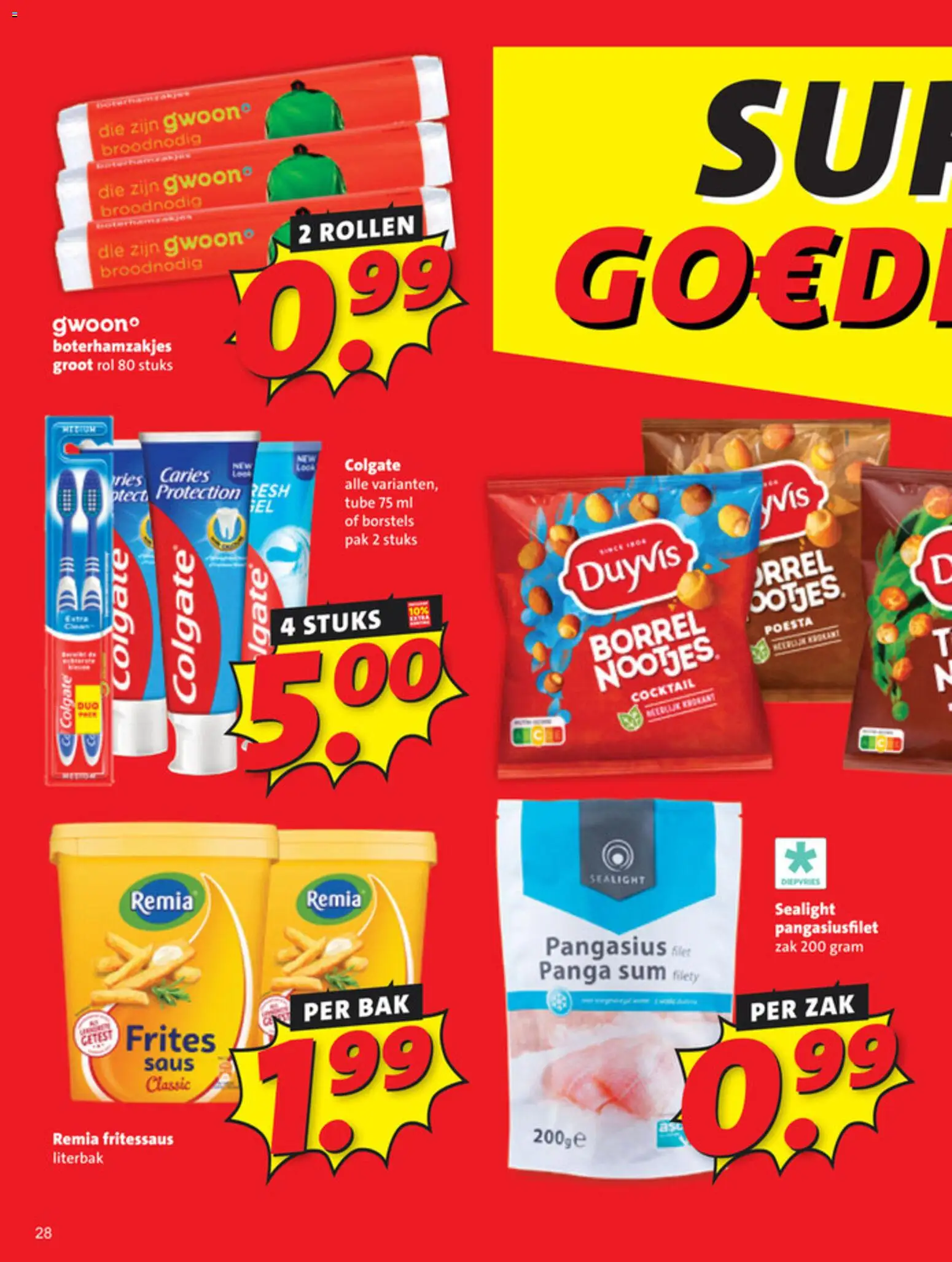 {H1} | Pagina: 28 | Producten: Zak, Saus, Borstels