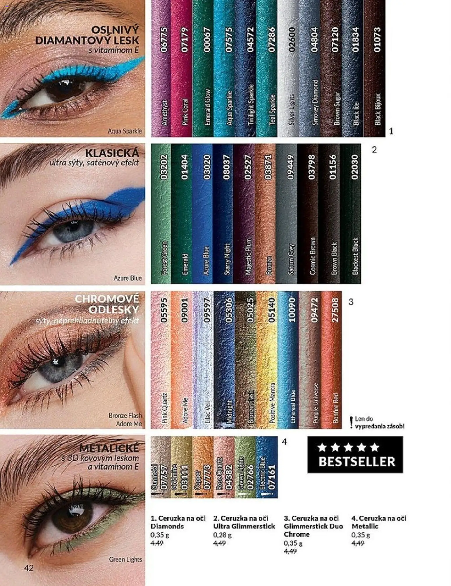 Nové Avon akcie – leták je platný od 01.02.2026 | Strana: 42 | Produkty: Ceruzka na oči, Ceruzka