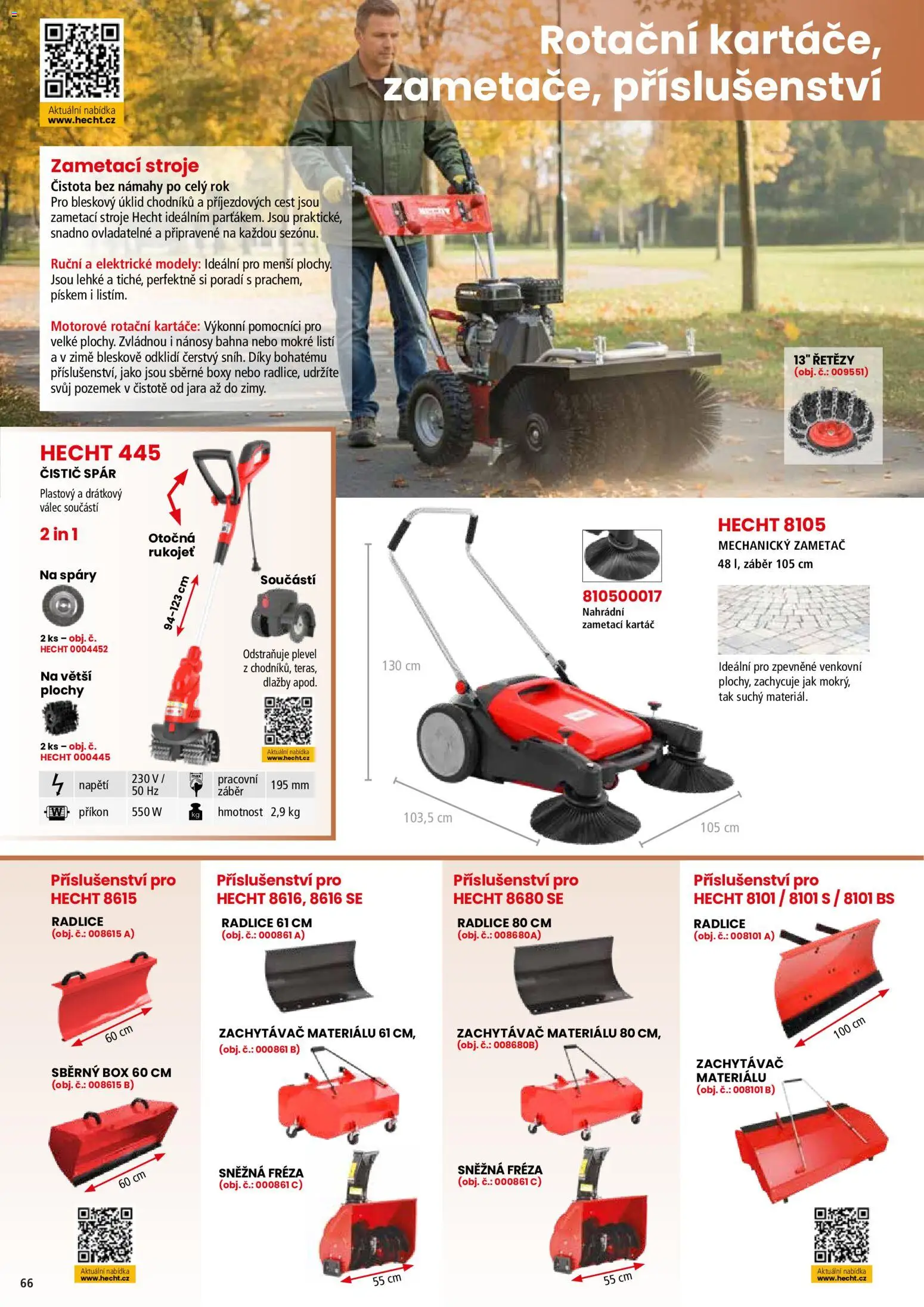 Hecht katalog - Jaro - léto 2026 od 19.02.2026 | Strana: 66 | Produkty: Box, Hecht, Modely, Kartáč