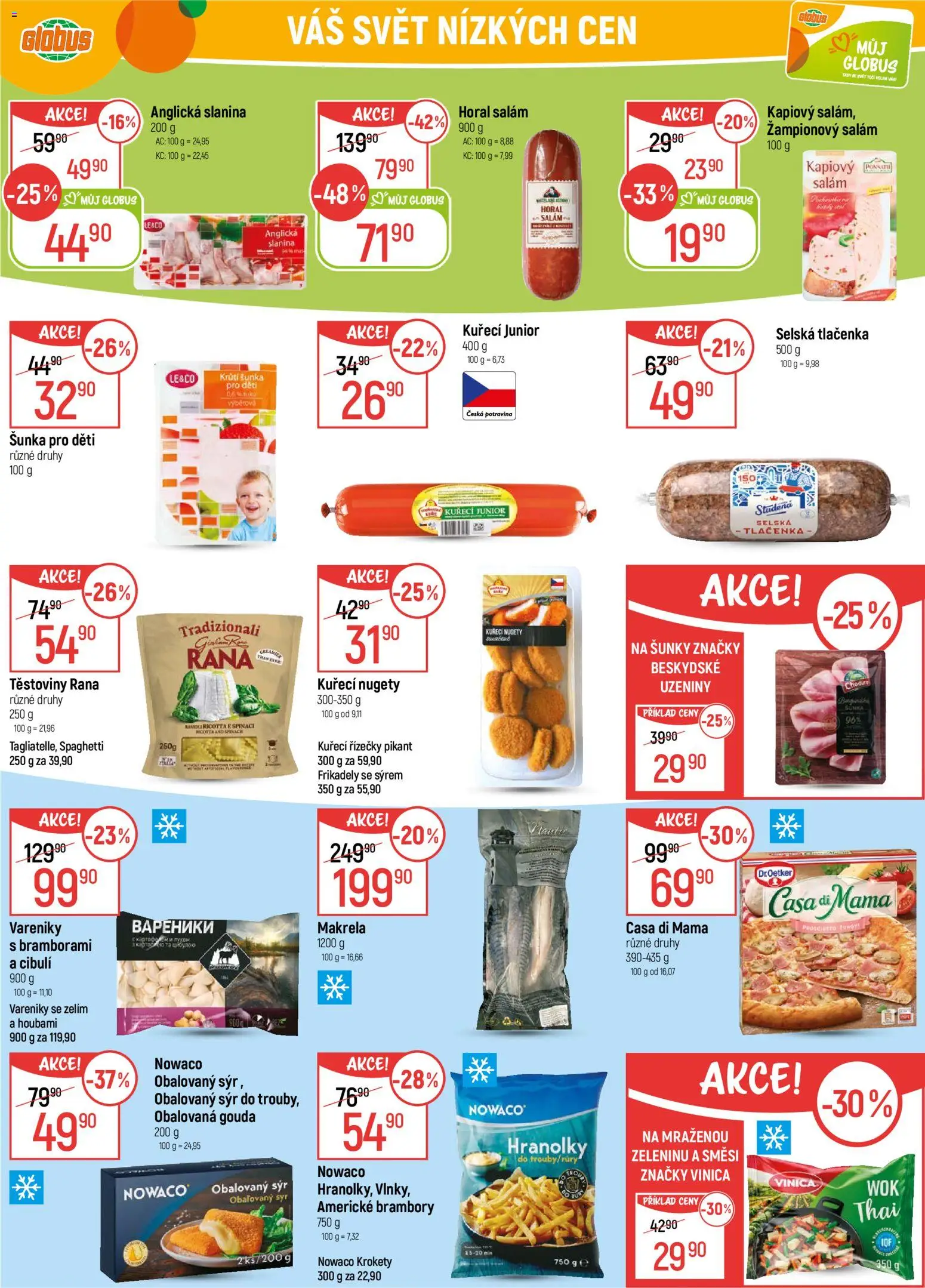 Globus leták - Opava od 02.01.2026 | Strana: 22 | Produkty: Gouda, Tlačenka, Slanina, Nugety