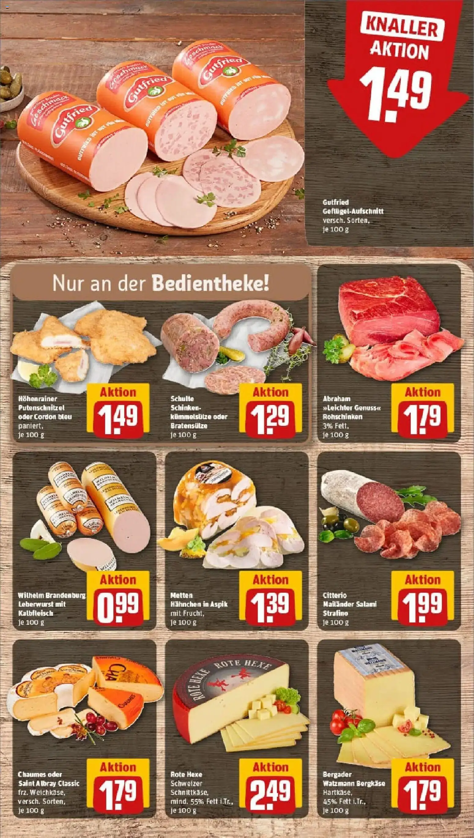 Rewe prospekt Oldenburg / Holst.	 – gültig ab 26.01.2026 | Seite: 11 | Produkte: Hahnchen, Putenschnitzel, Salami, Schinken