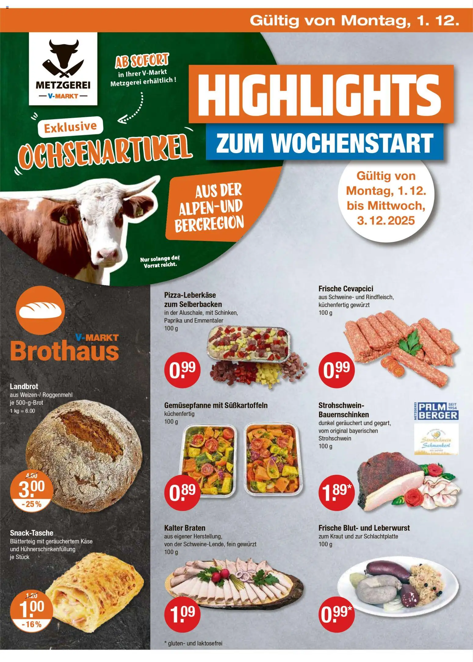 V-Markt - Black Friday – gültig ab 27.11.2025 | Seite: 26 | Produkte: Käse, Cevapcici, Paprika, Kraut