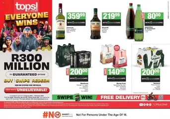 Preview of Tops at Spar specials valid from 21.08.2025