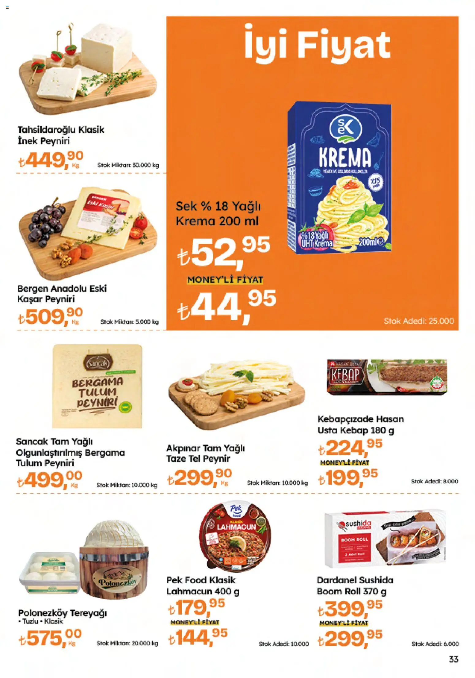 Migros Katalog - 5M Migroskop Dijital - 05.12.2025 tarihinden itibaren geçerlidir | Sayfa: 33 | Ürünler: Tereyağı, Peynir, Tulum, Krema
