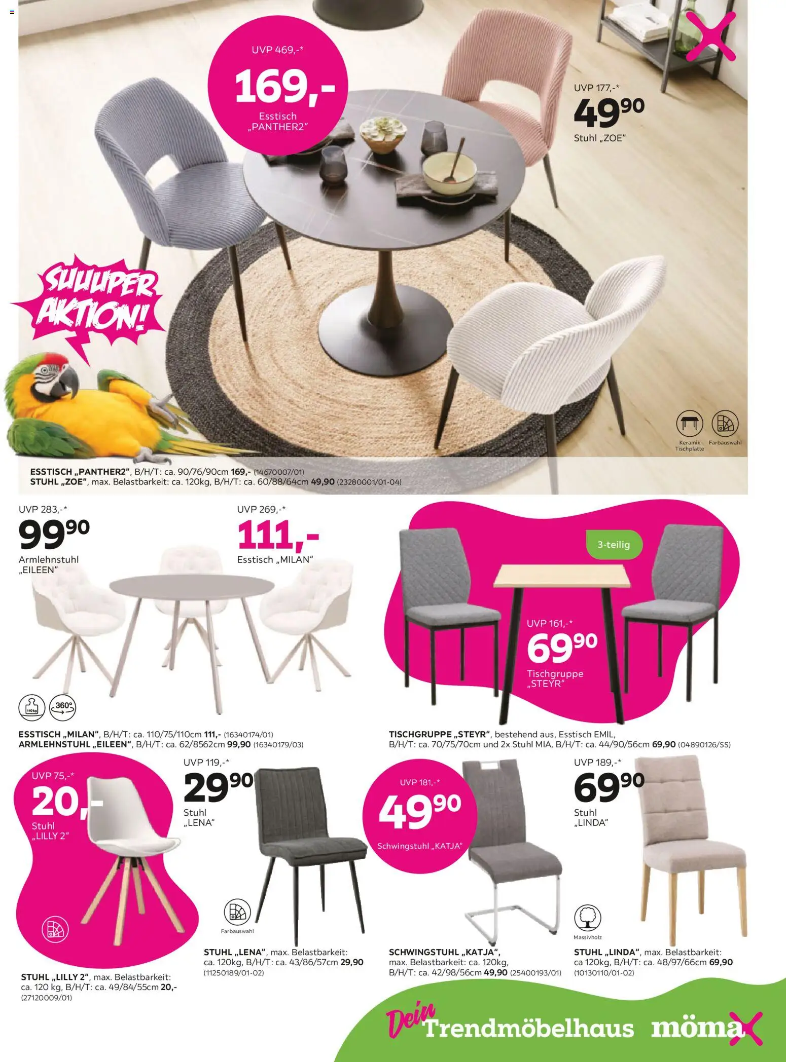 Mömax Prospekt aktuell gültig ab 10.02.2026 | Seite: 3 | Produkte: Stuhl