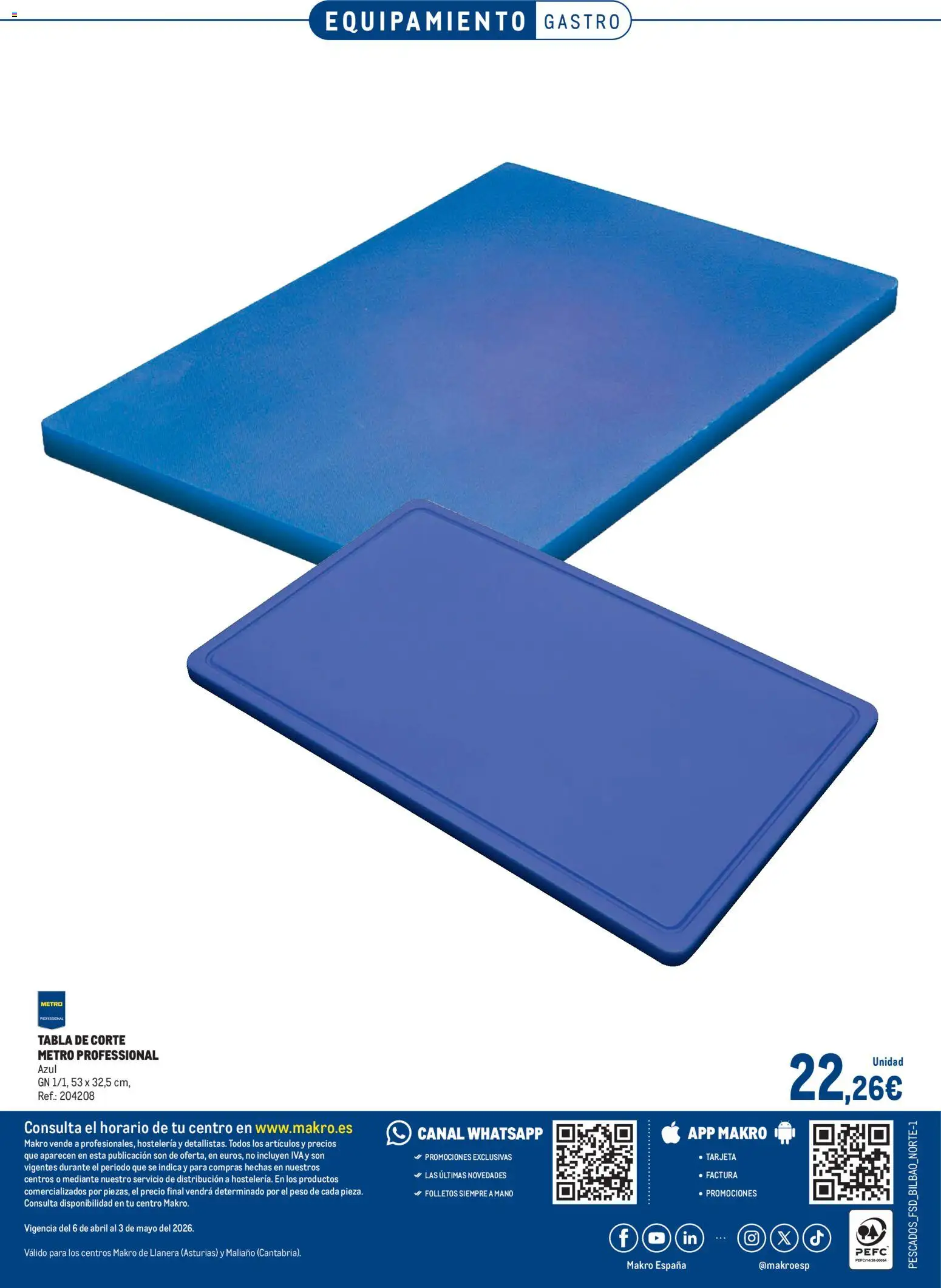 Makro Especial Pescados Norte 4 │ válido desde el 06.04.2026 | Página: 22 | Productos: Peso