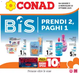 Anteprima del volantino Conad Piemonte catalogo valido a partire dal 09.10.2025
