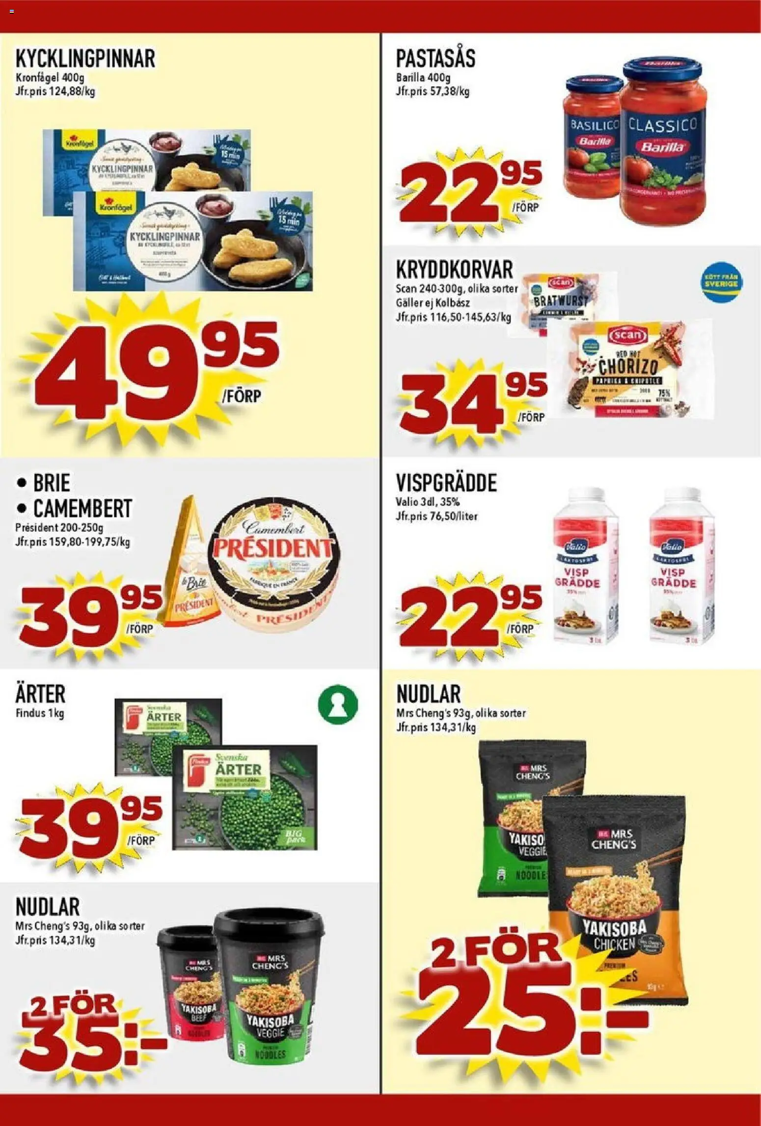 Matdax reklamblad aktuell från 03.11.2025 | Sida: 21 | Produkter: Set, Chorizo, Grädde, Vispgrädde