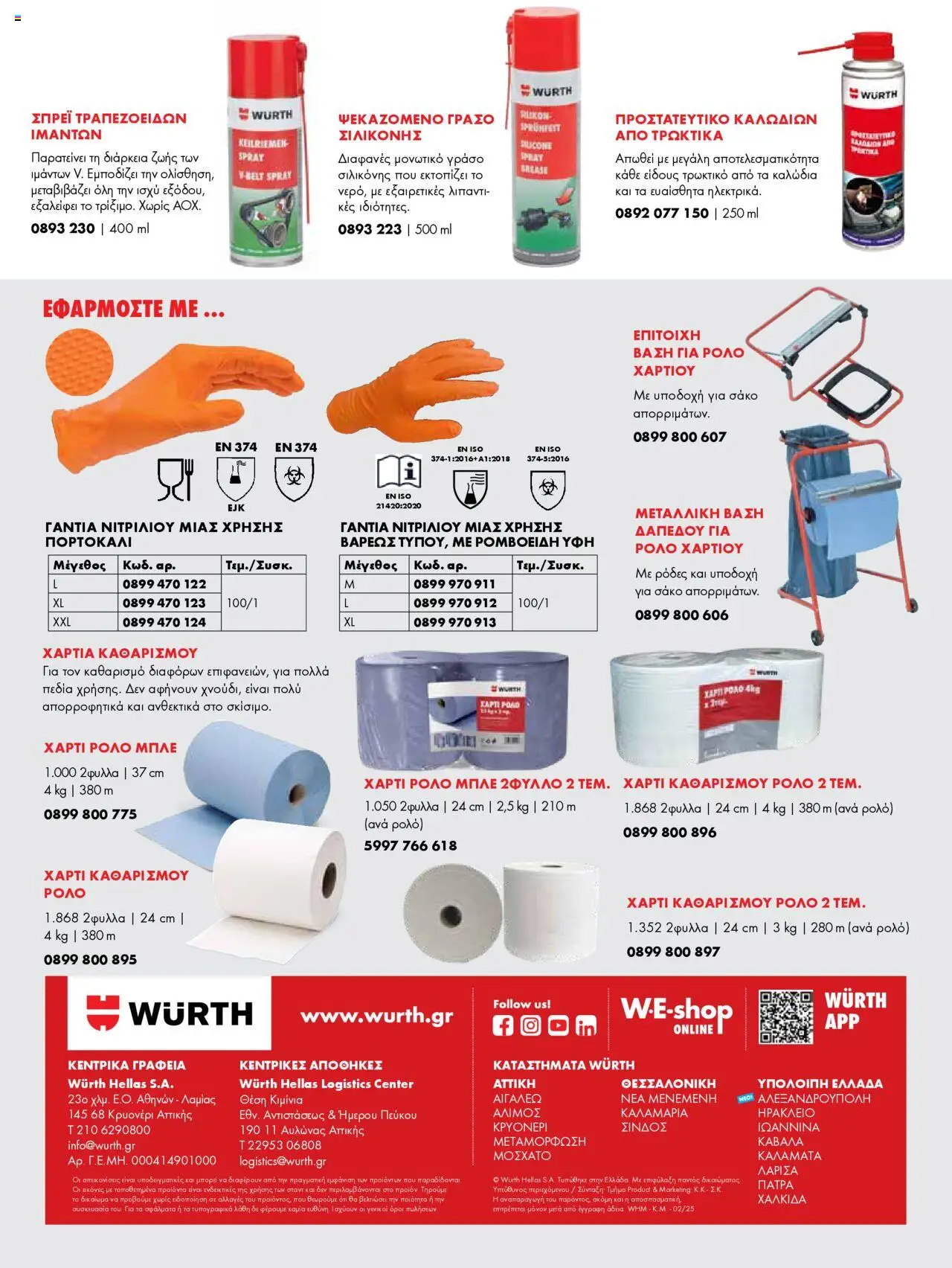 WURTH - Λίπανση – σε ισχύ από 01.10.2025 | Σελίδα: 4