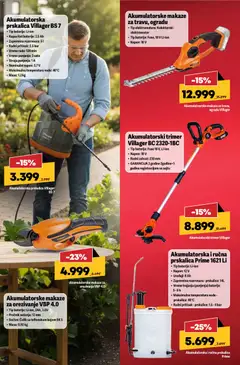 Akumulatorske makaze za travu, ogradu, Tip elektromotora: Kolektorski elektromotor, Tip baterije: Fuse, 18 V Li-ion, Napon: 18 V - pregled Mega Maxi kataloga - važi od 26.02.2026 | Strana: 4 | Proizvode: Makaze, Trimer, Baterije