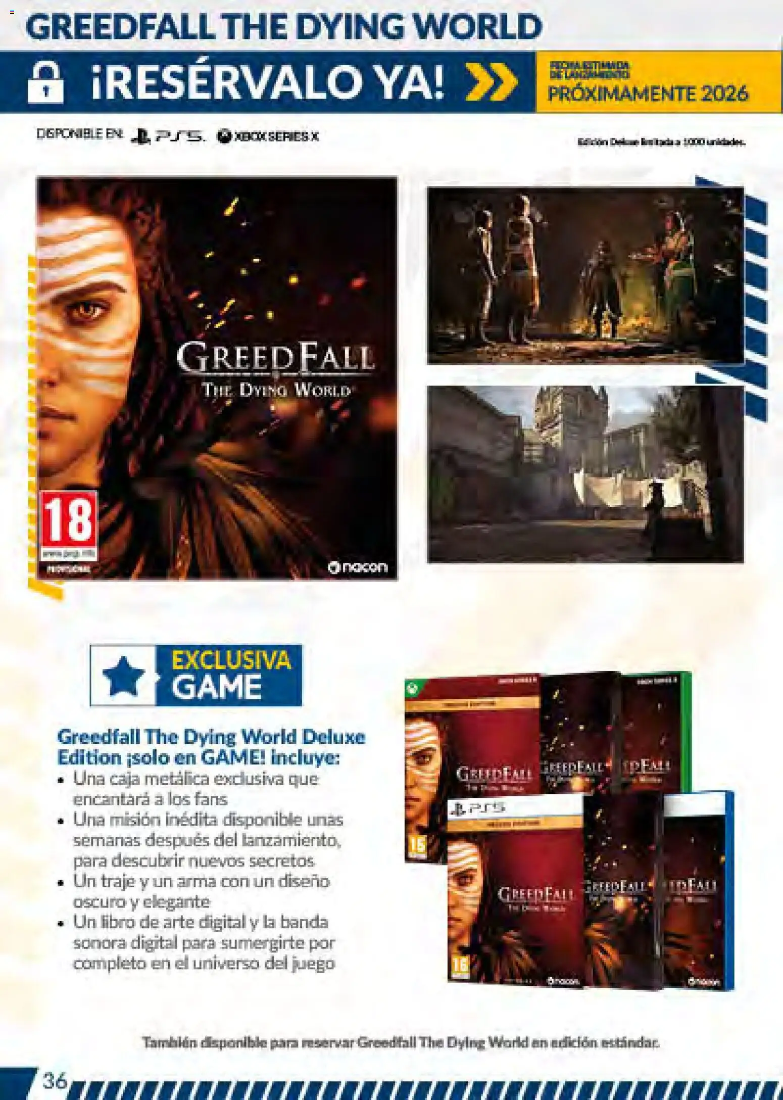 Game folleto │ válido desde el 01.01.2026 | Página: 36 | Productos: Traje, Caja