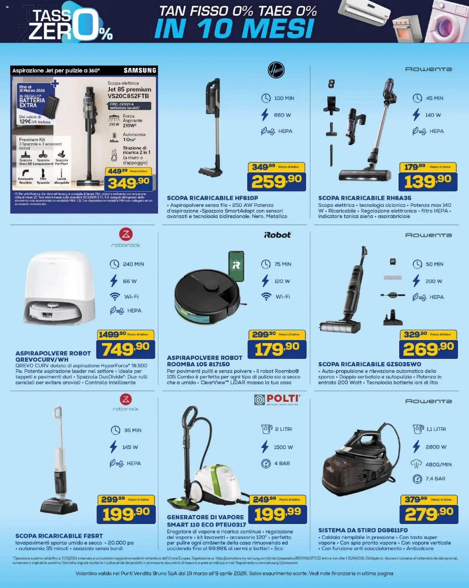 Volantino BRUNO del 19.03.2026 | Pagina: 28 | Prodotti: Spazzola, Anticalcare, Scopa, Batteria